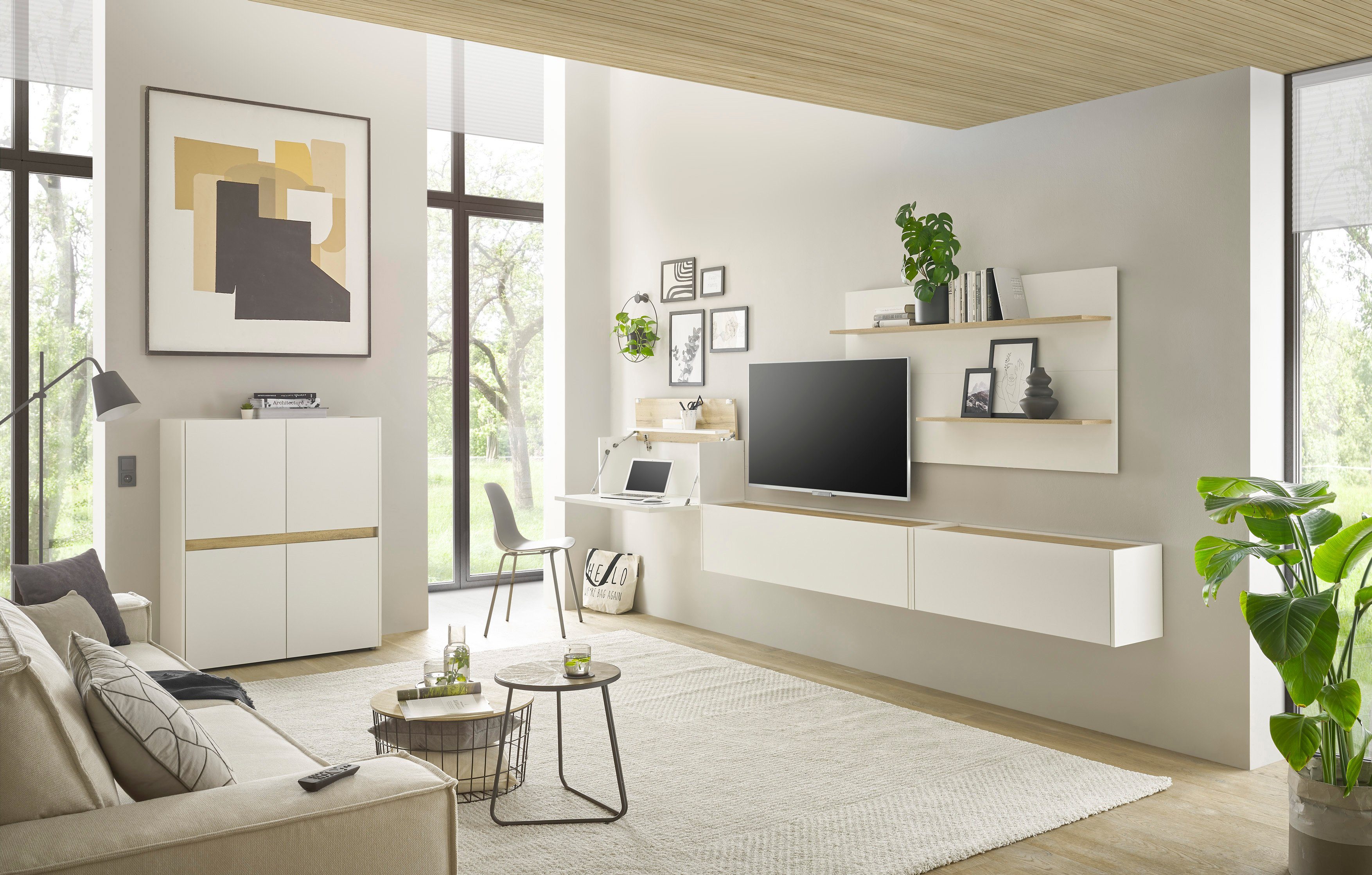 INOSIGN Set kantoormeubelen City/Giron Thuiskantoor, wandsecretaire (set, 5-delig)