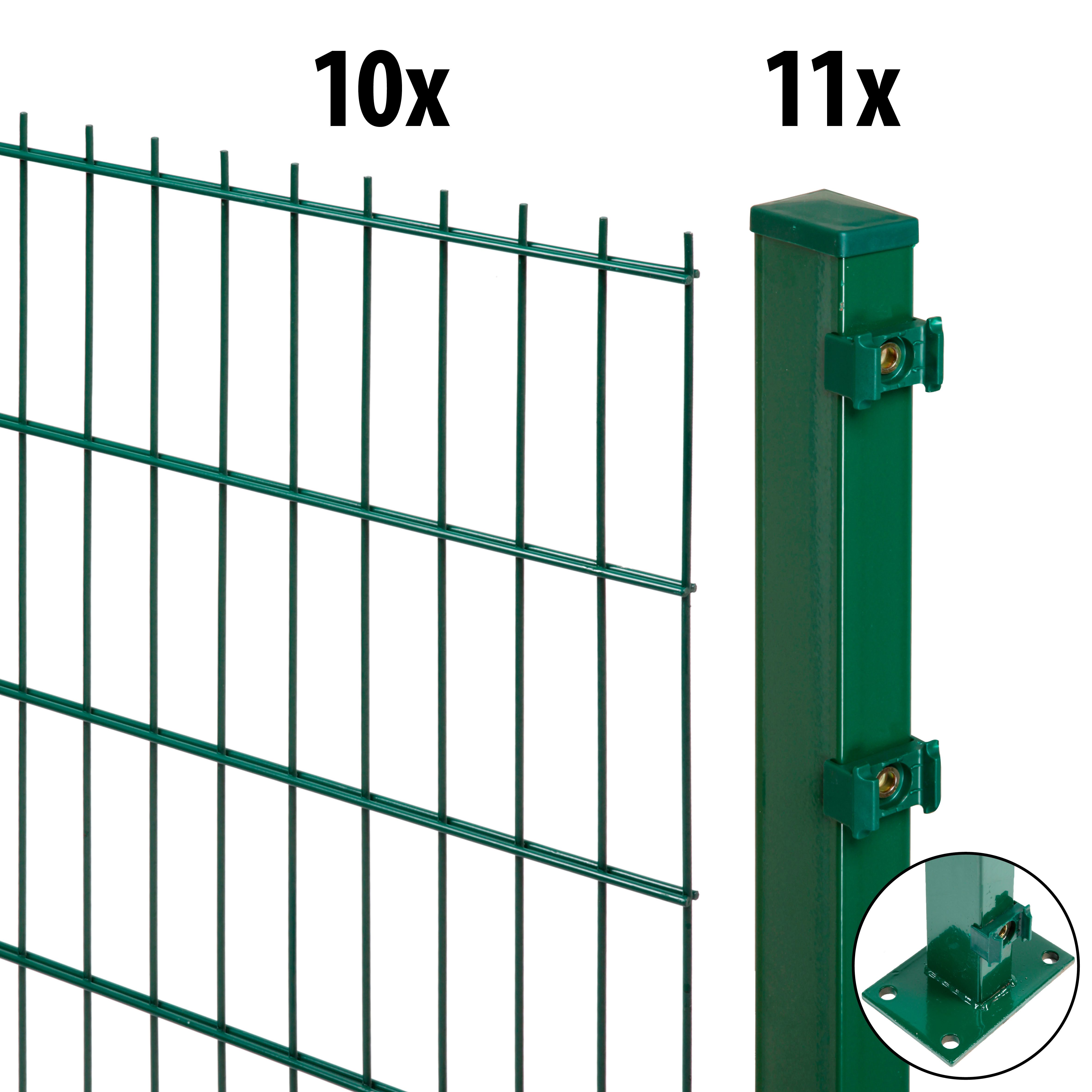 GARDEN 'N' MORE Dubbelstaafmat hekwerk Excellent hekken groen
