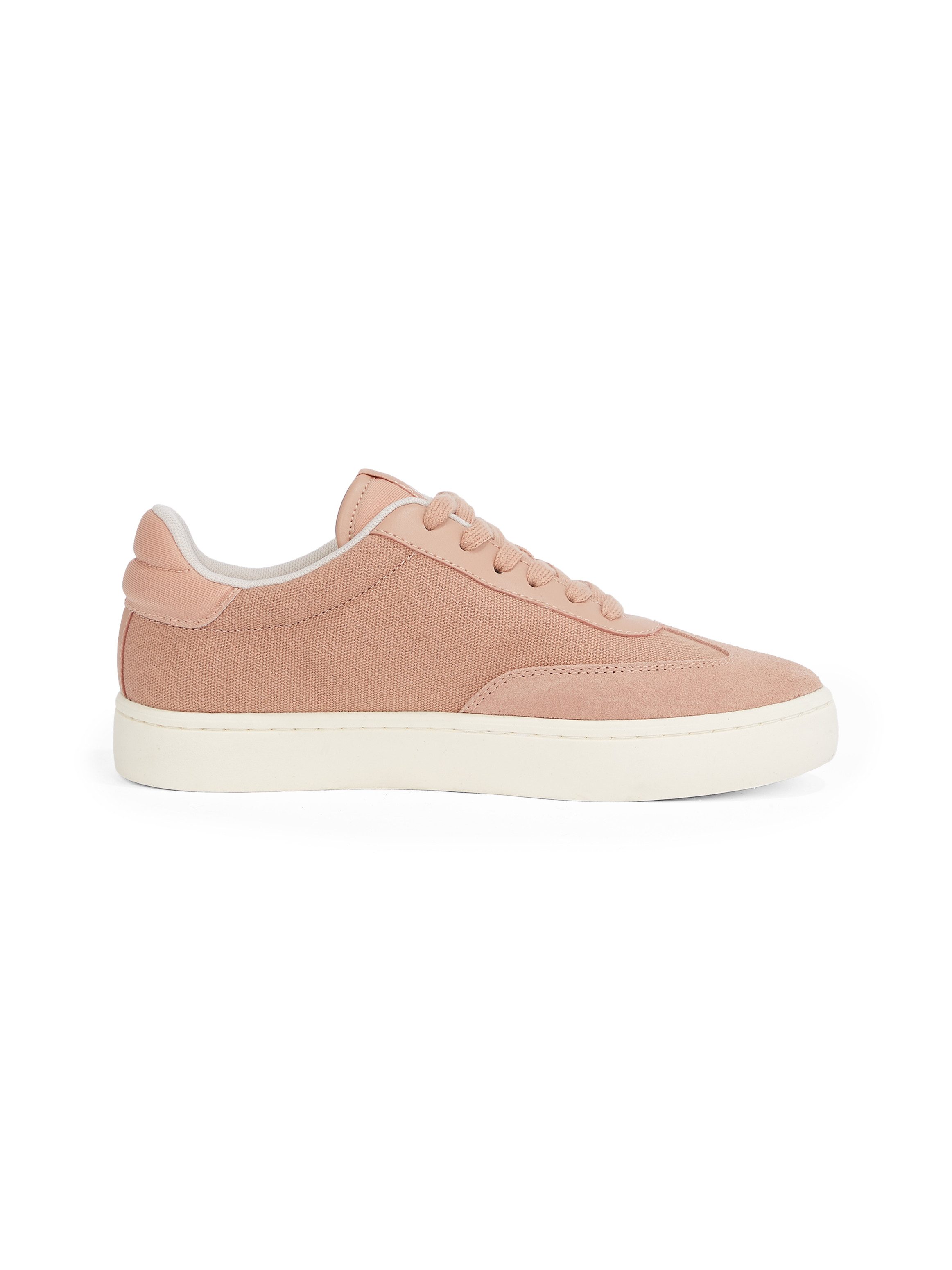 Calvin Klein Sneakers CLASSIC CUPSOLE LOW MIX MG WN veterschoenen vrijetijdsschoen lage schoen met logo-opschrift aan de zijkant