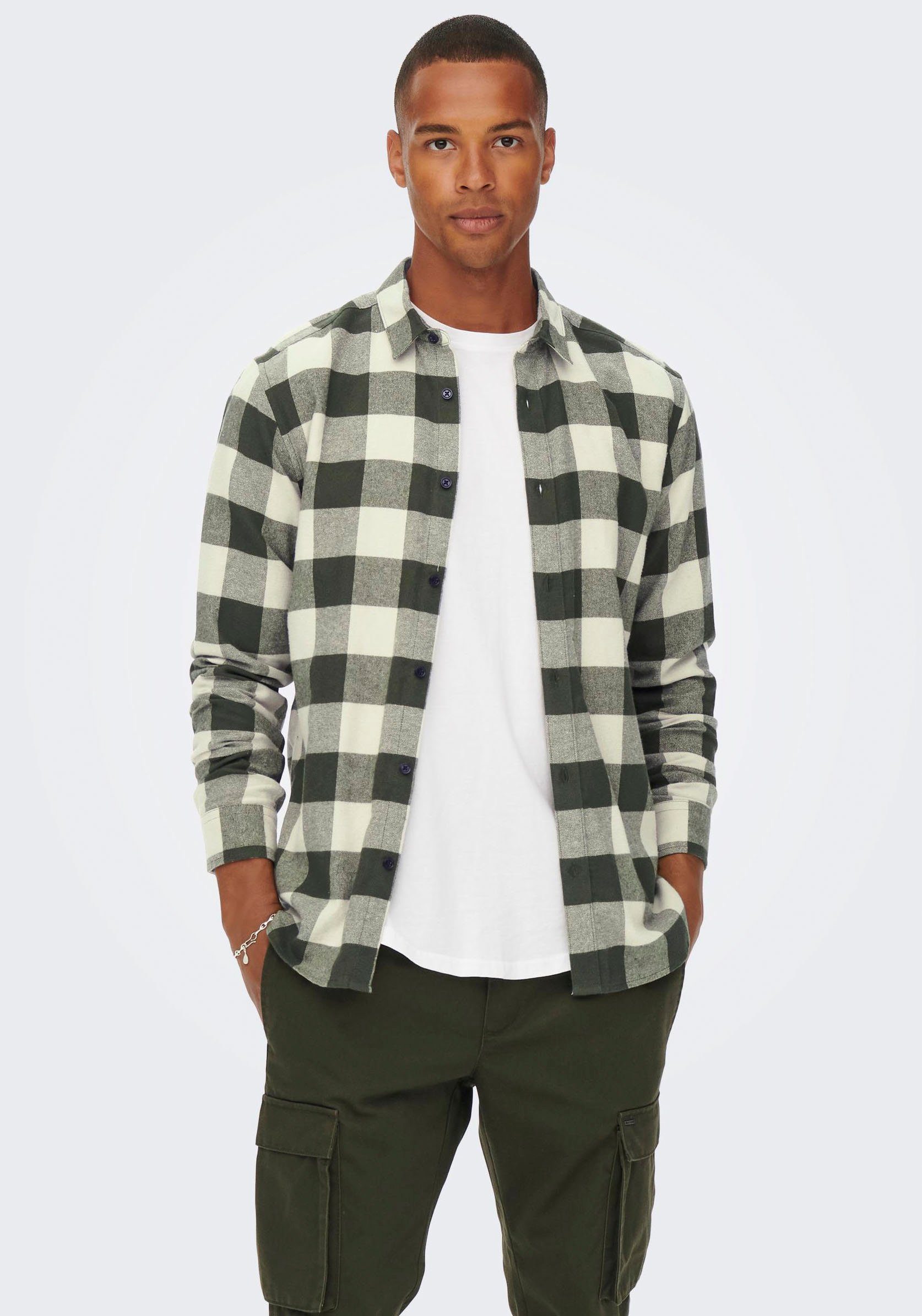 ONLY & SONS Geruit overhemd GUDMUND LS CHECKED SHIRT