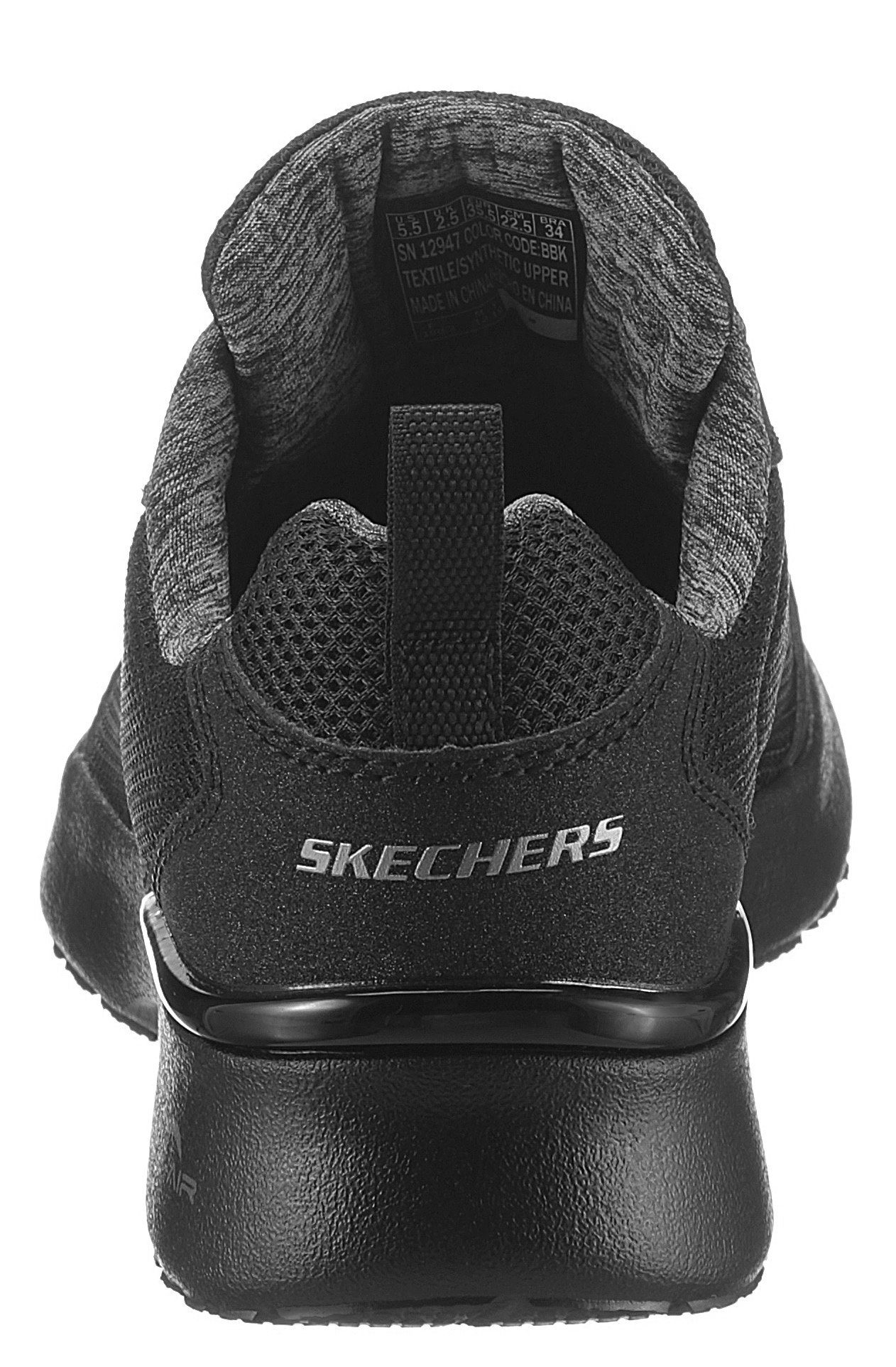 Skechers Sneakers Skech-Air Dynamight - Fast Brake Metallic element bij de hak, vrijetijdsschoen, lage schoen, veterschoen