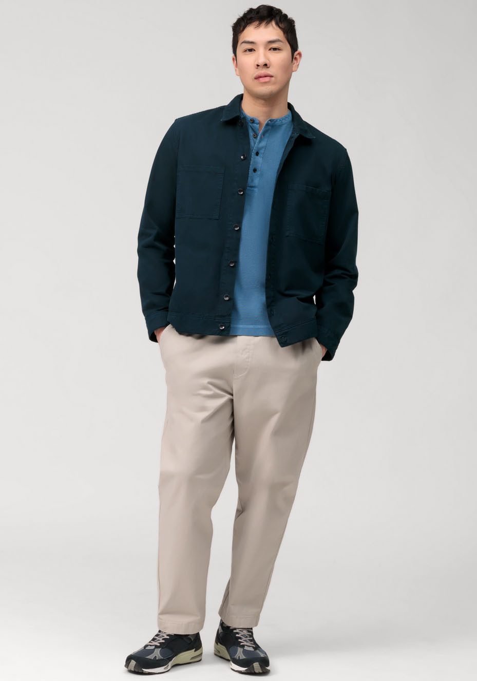 OLYMP Shirt met lange mouwen Casual