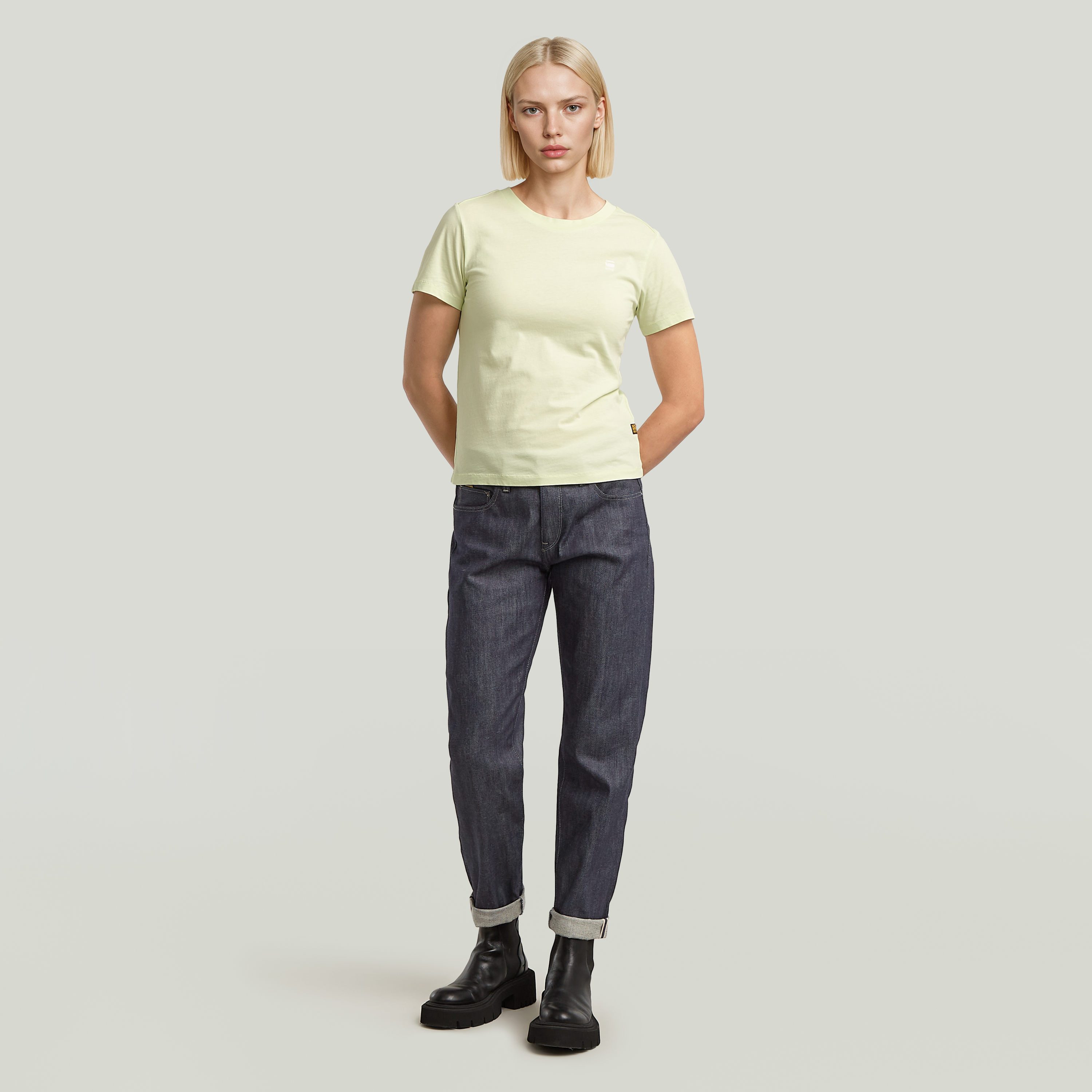 G-Star RAW T-shirt Nifous met klein logoborduursel