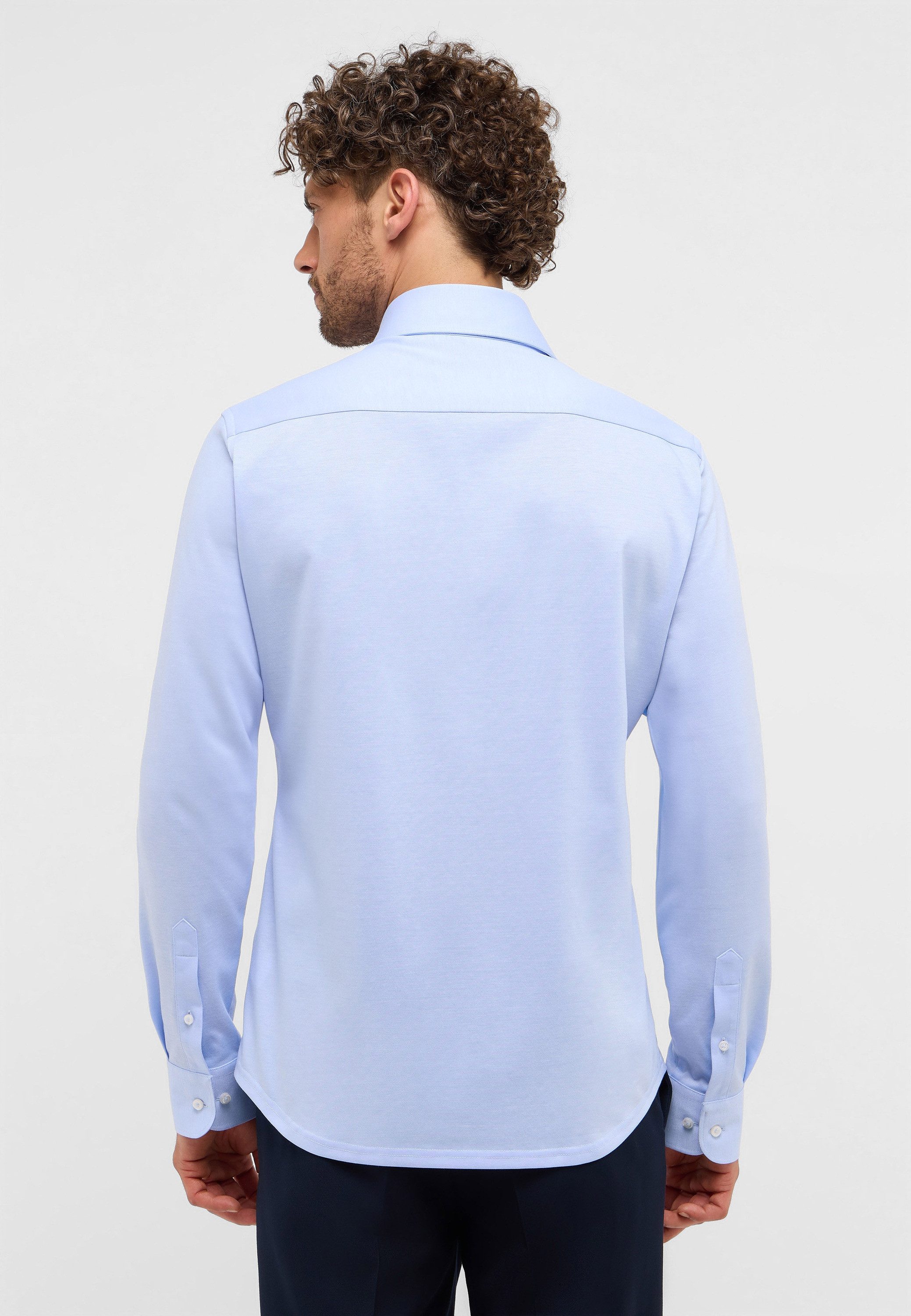 Eterna Overhemd met lange mouwen Slim fit NON IRON (strijkvrij)