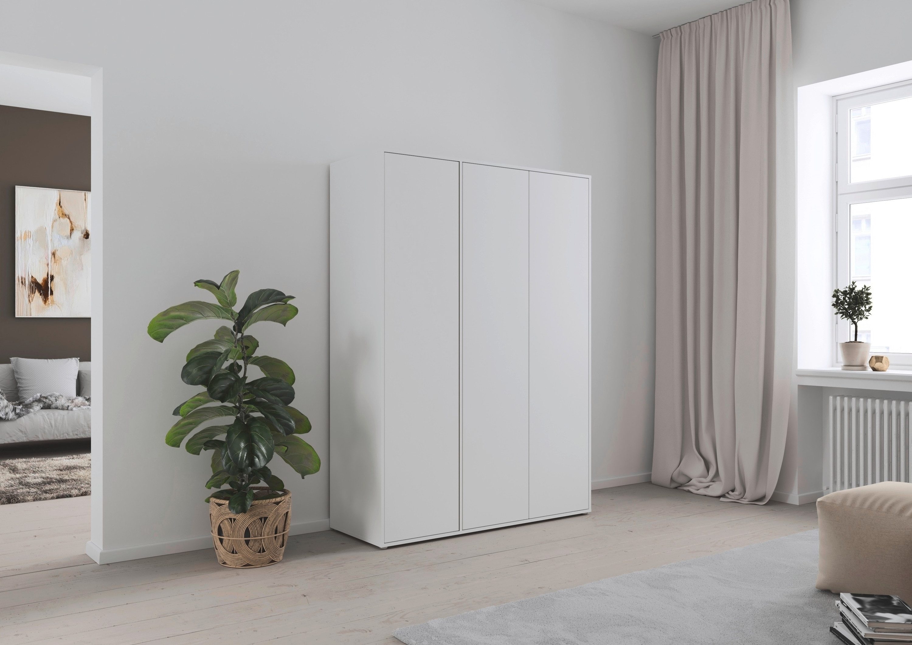 rauch Draaideurkast Kledingkast Kast Garderobe Wasmand NABILA veel Opbergruimte in 2 breedtes met push-to-open functie bestseller made in germany