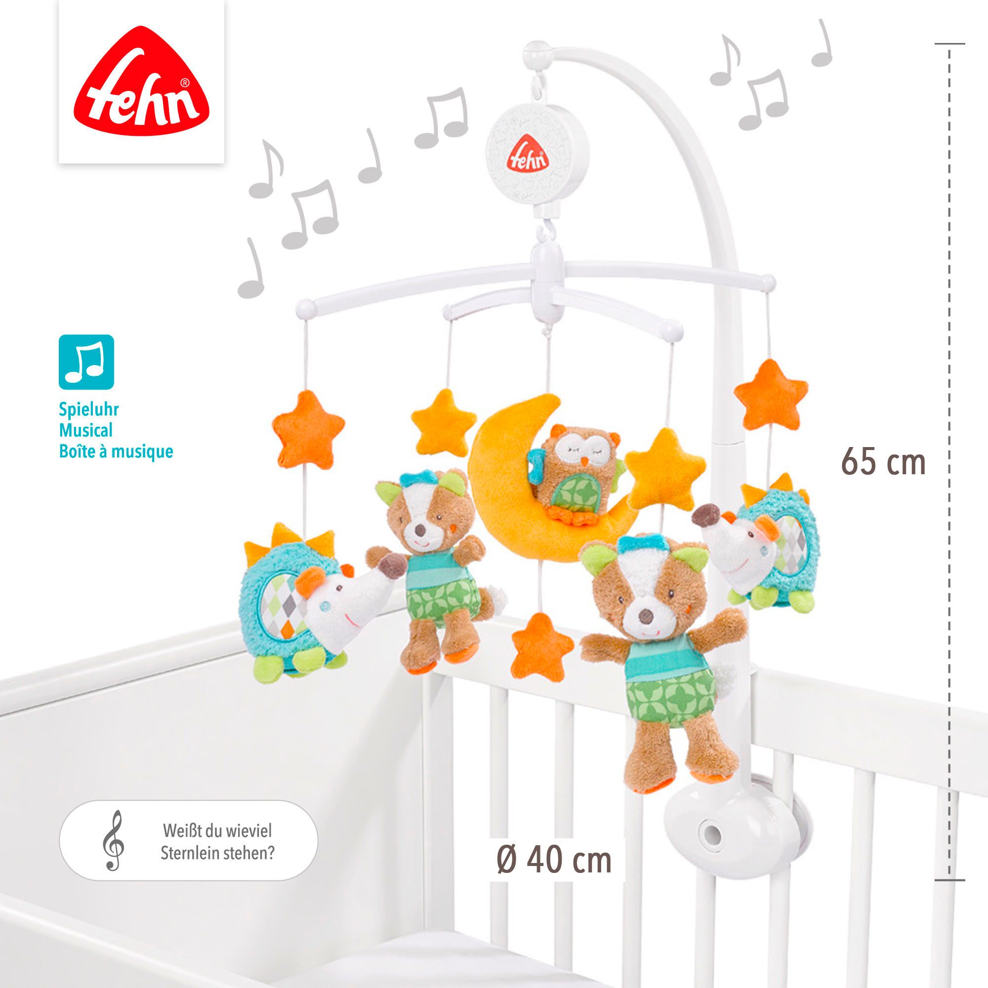 Fehn Mobiel Sleeping forest muziekmobiele