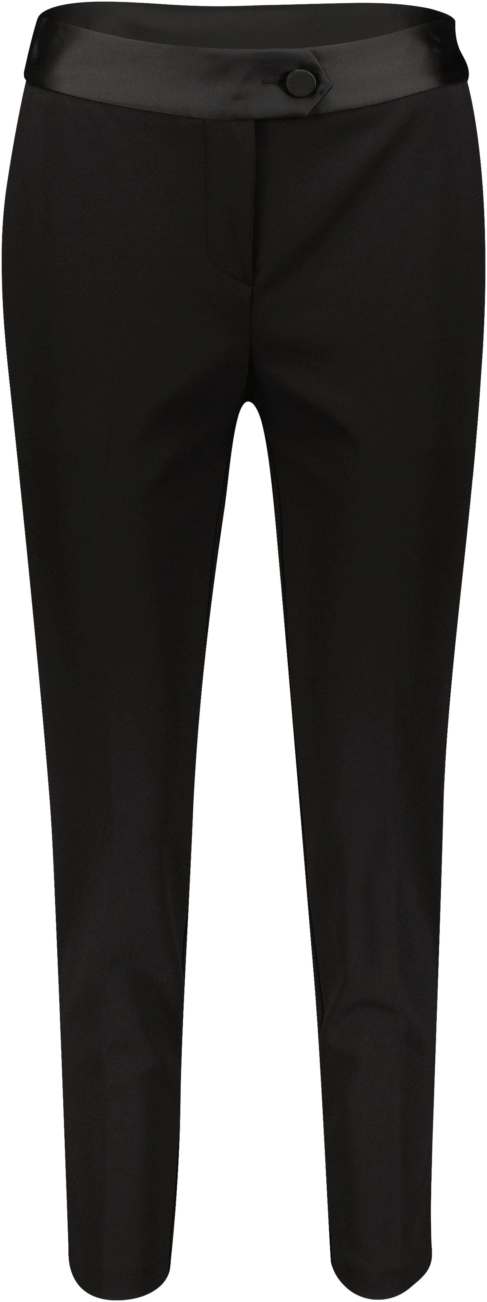 IMPERIAL Pantalon smalle, verkorte broek met satijnen band