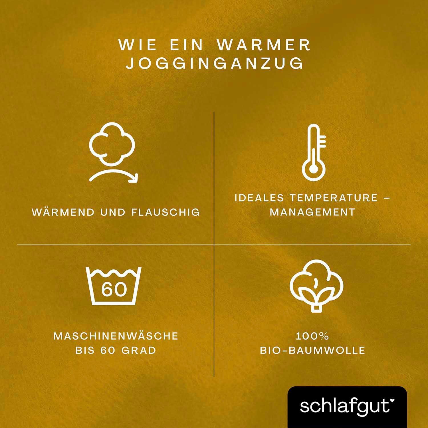 Schlafgut Hoeslaken Soft Contact 100% bio katoen (1 stuk)