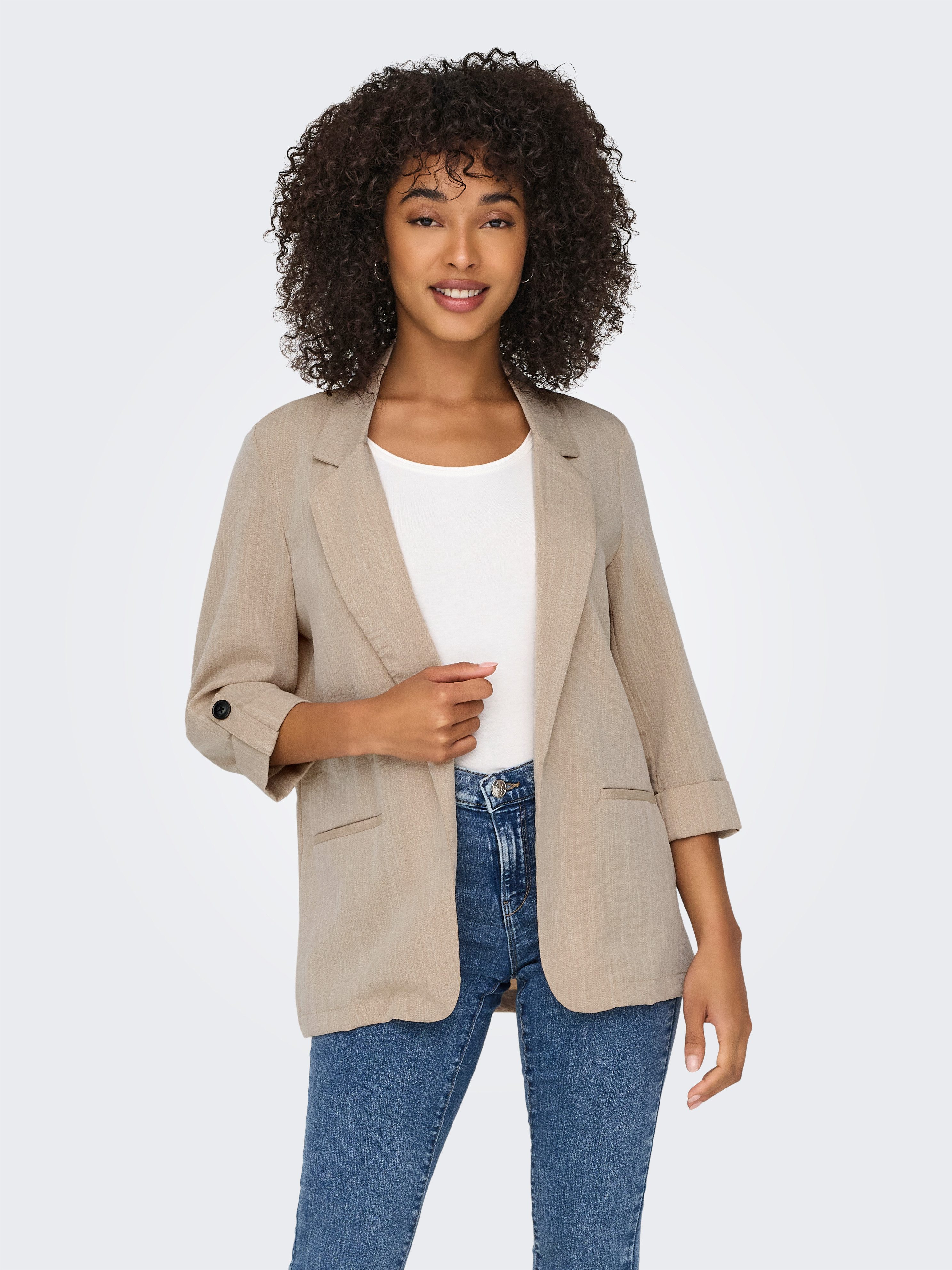 Only Korte blazer ONLMARSA 3/4 BLAZER WVN NOOS