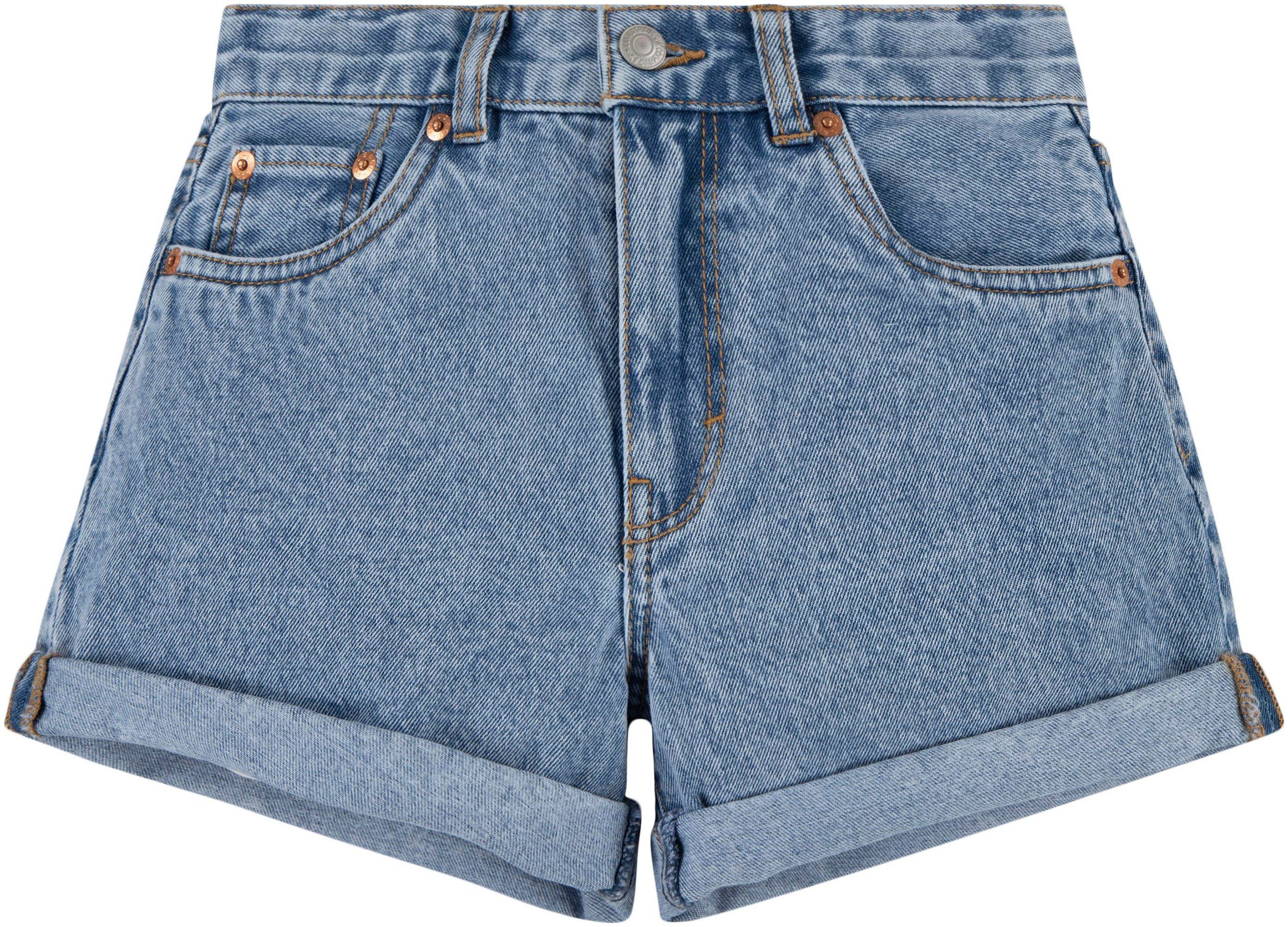 Levi's Kidswear Jeansshort LVG MINI MOM SHORT W/ ROLL CUF