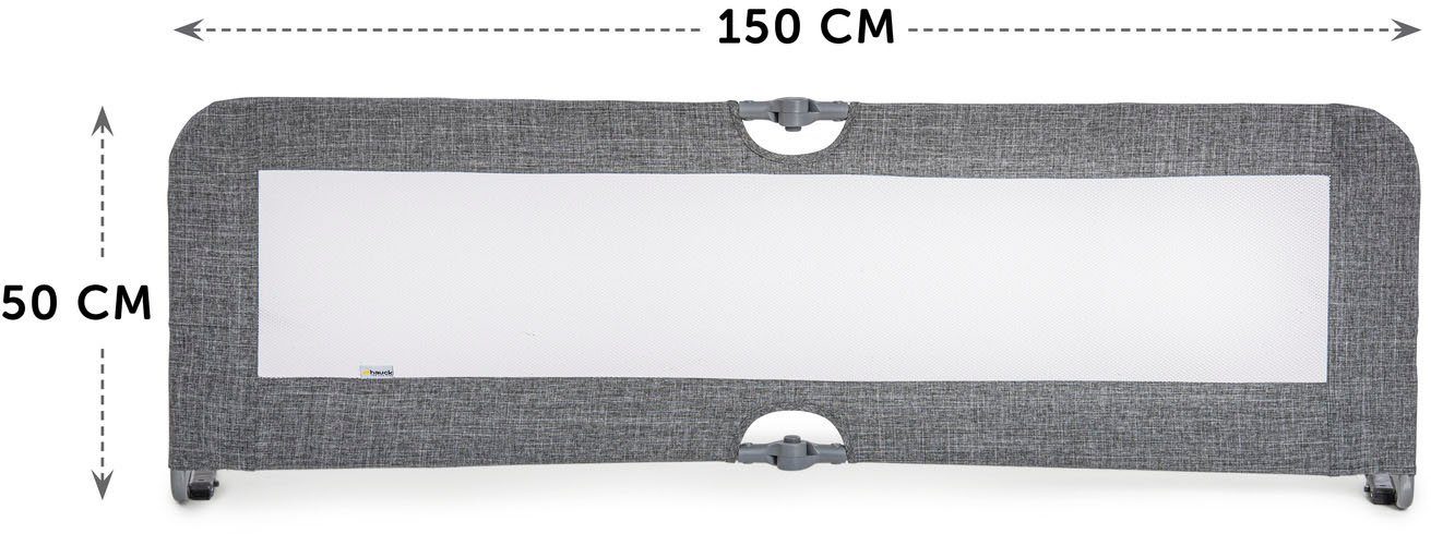 Hauck Bedhekje Sleep N Safe Plus XL - melange grey
