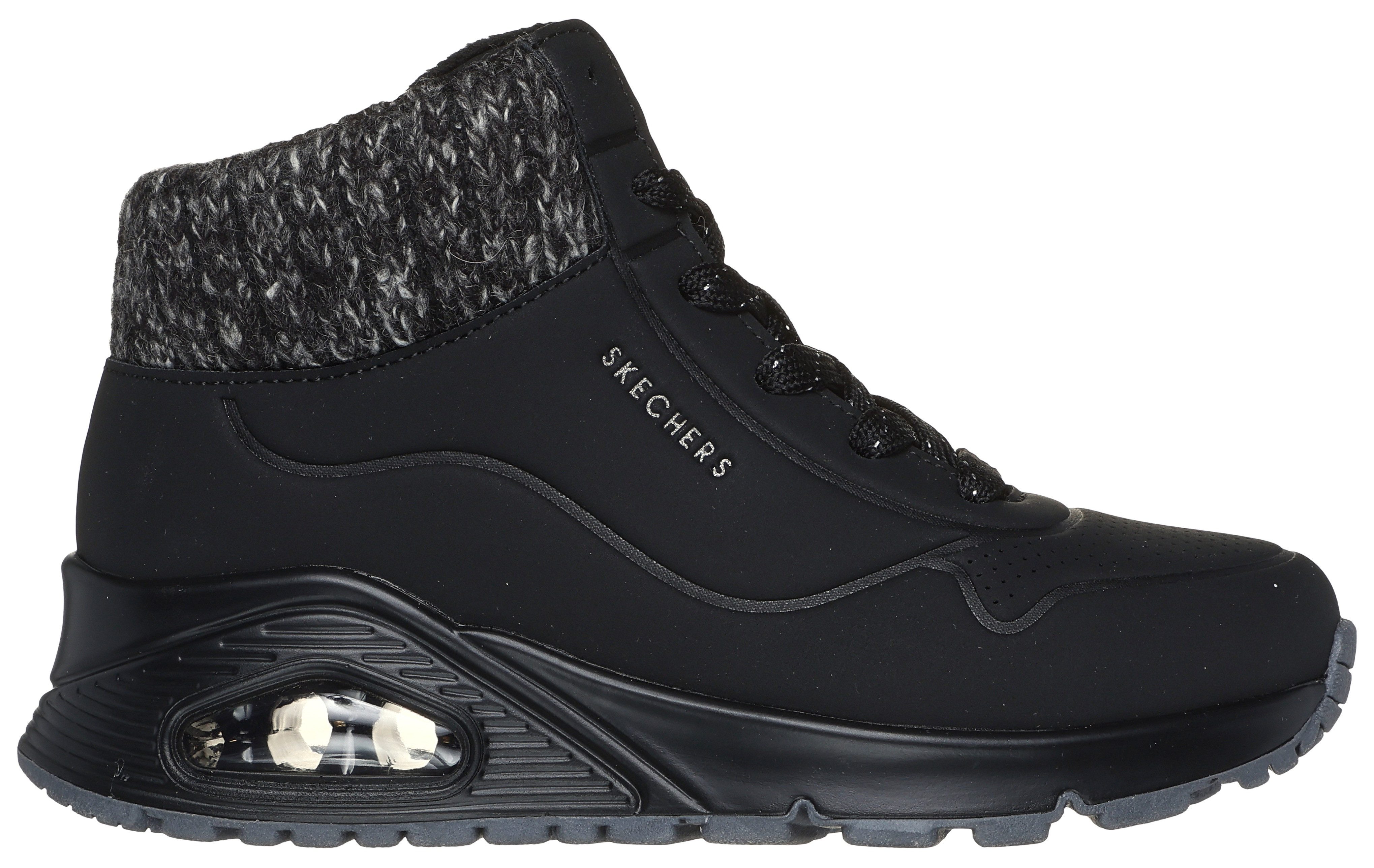 Skechers Sneakers Uno Gen1 - Darling Daze , veterschoenen, winterlaarzen, high top sneaker met warme voering