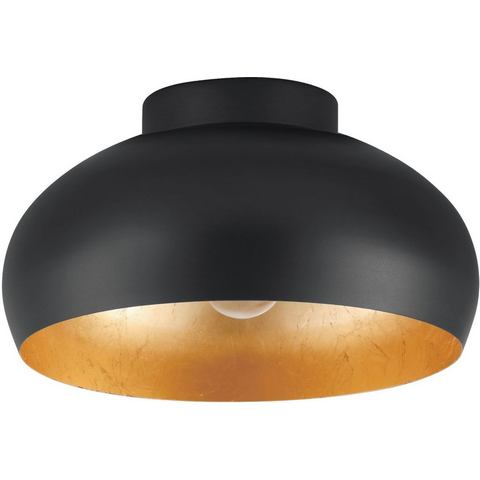 EGLO plafondlamp Mogano zwart goud ⌀30cm E27