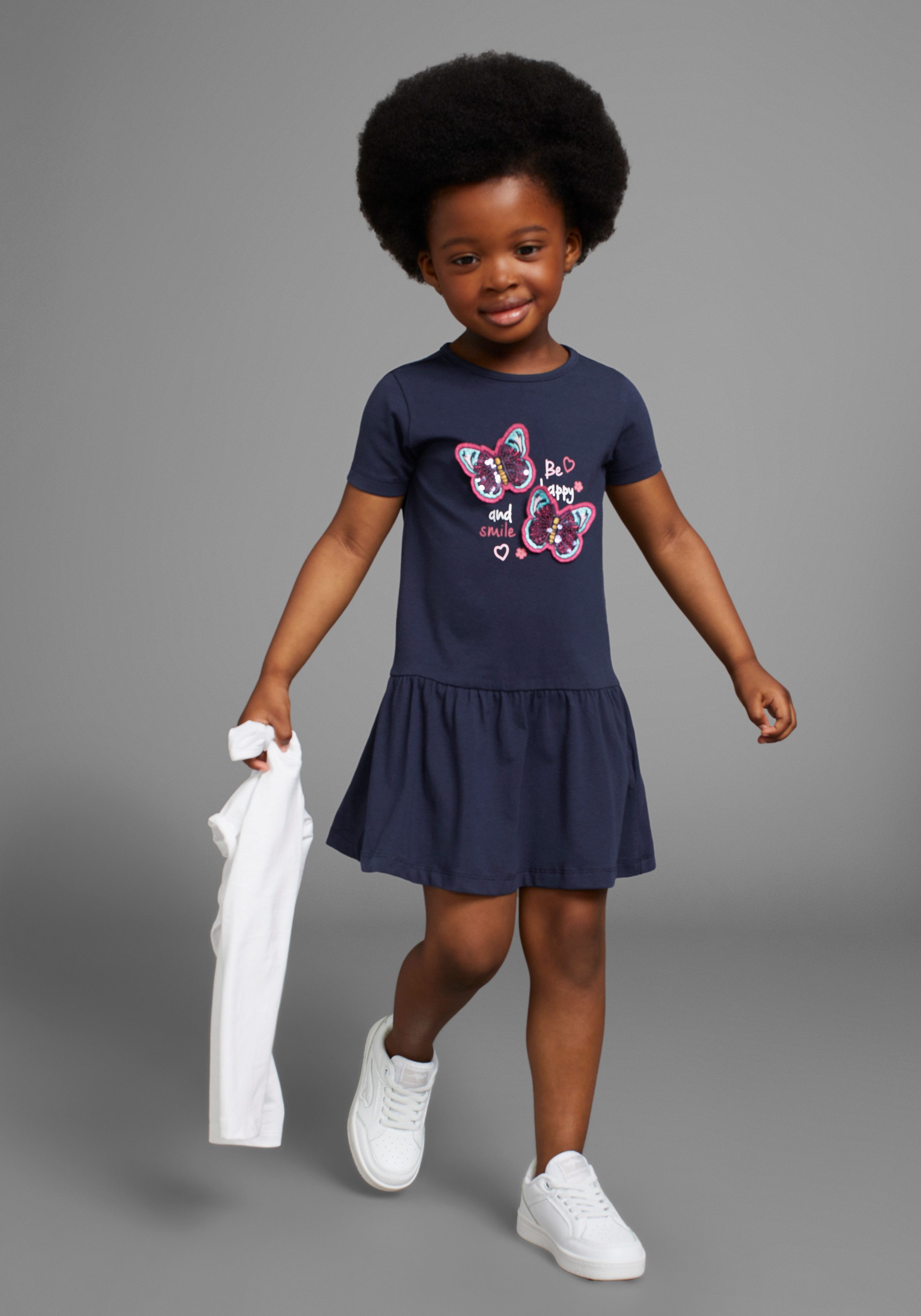 KIDSWORLD Bolero jurk & legging 2-delig set: jurk met bolero-jack (set 2-delig)