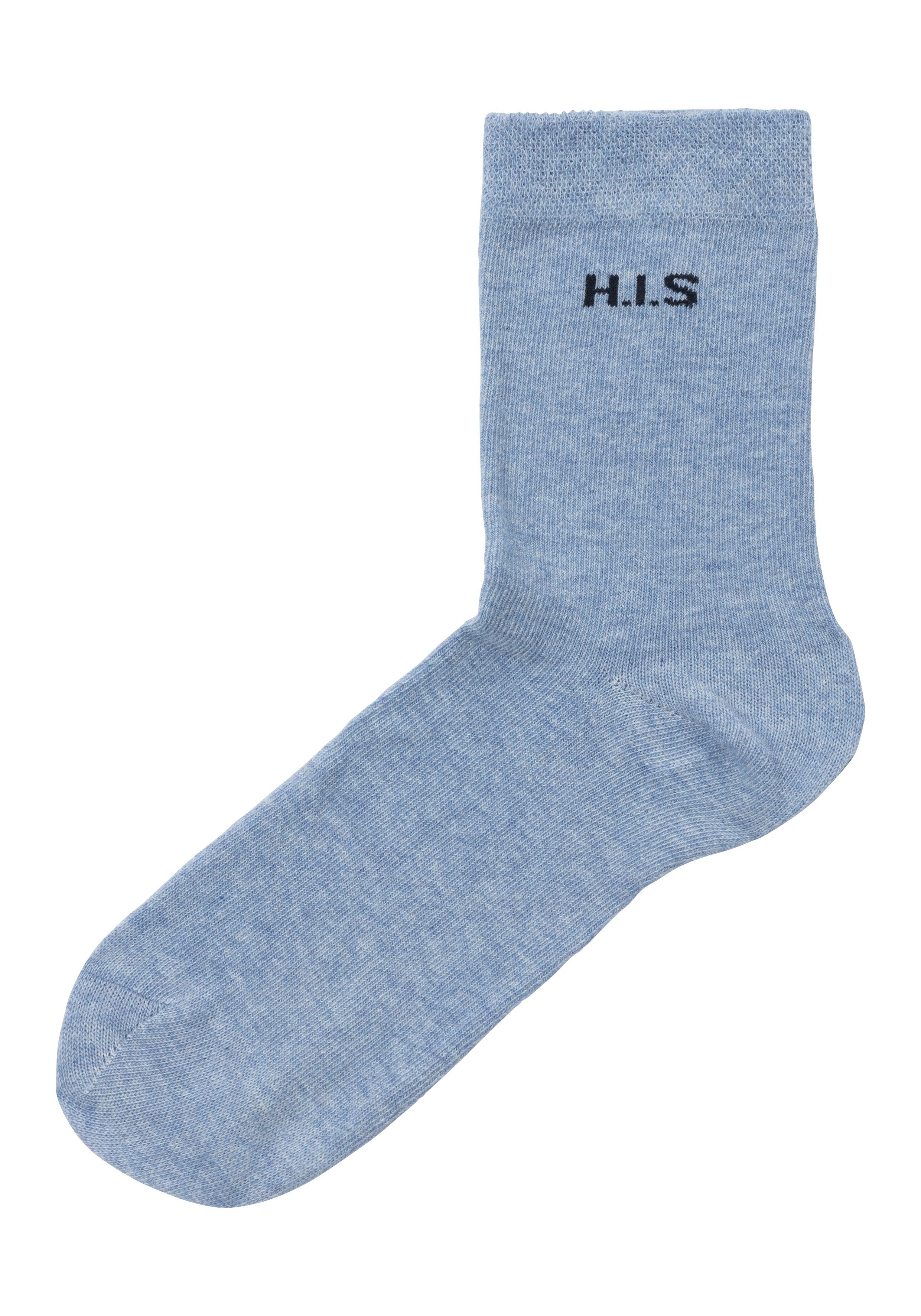 H.I.S Sokken zonder snijdende boord (set, 4 paar)