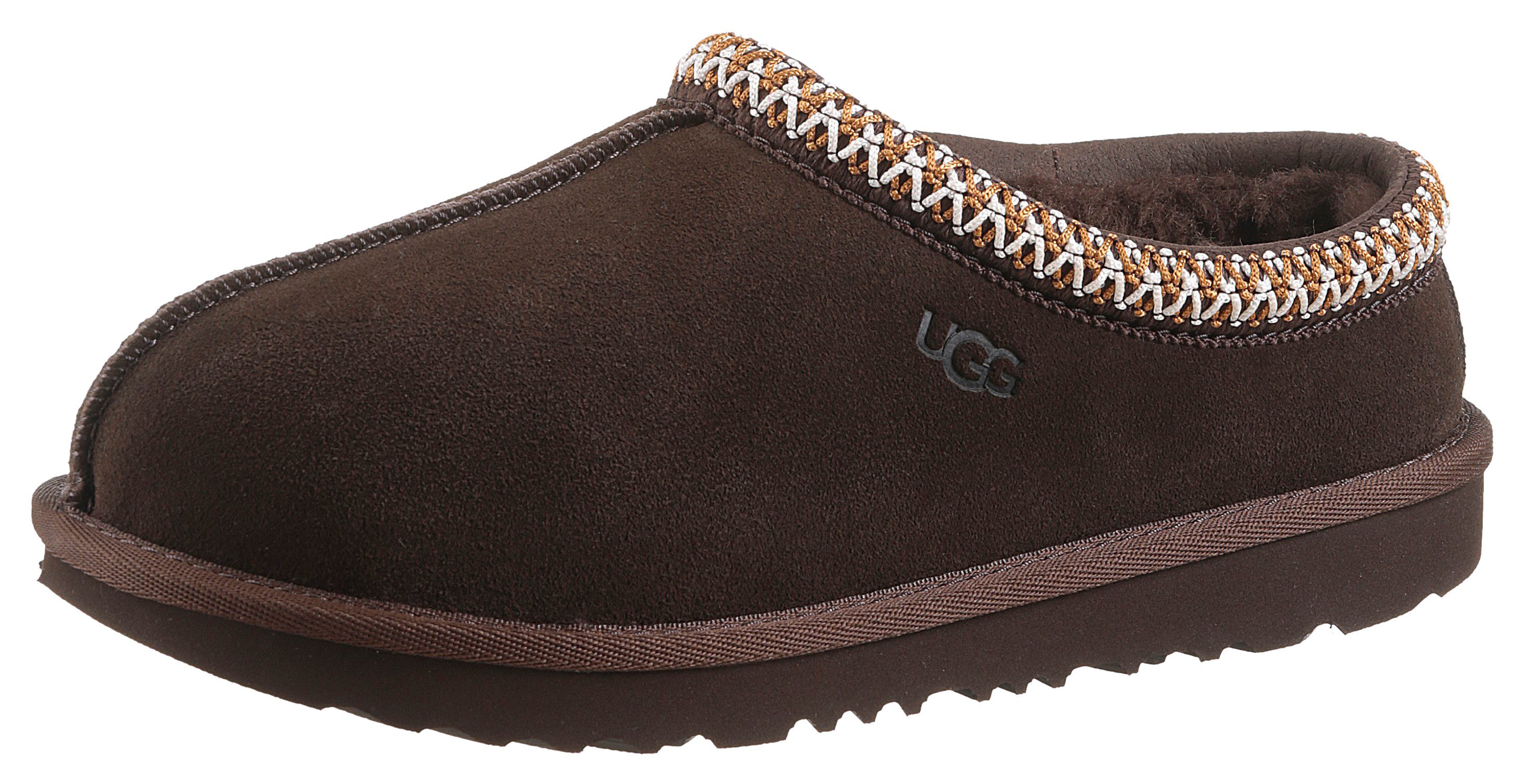 UGG Pantoffels K TASMAN II plateau clog, mule, pantoffel met lamswol