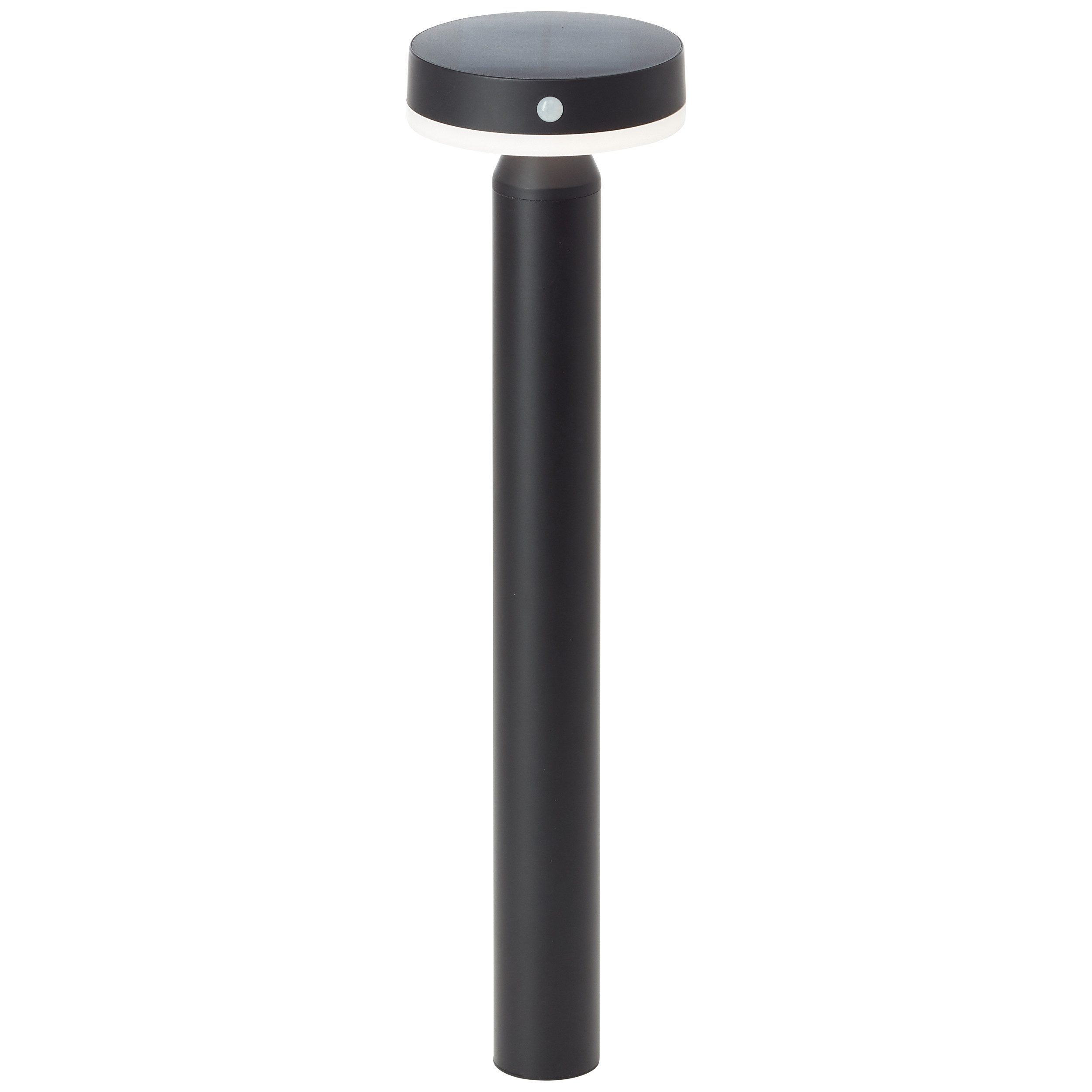 Brilliant Leuchten Led-sokkellamp Magua LED buitenvoetlamp, solar, 50 cm, 350 lm, 4000 K, metaal, zwart (1 stuk)
