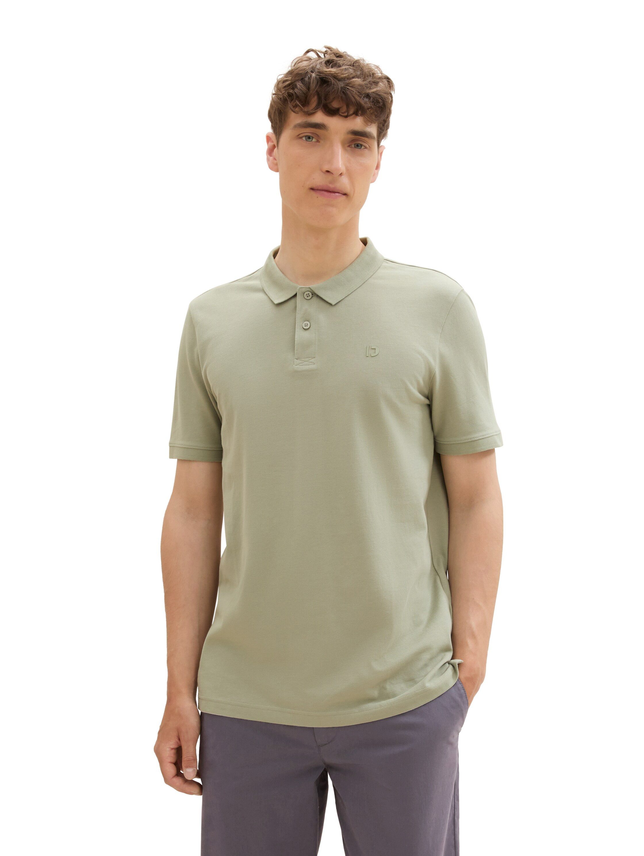 Tom Tailor Denim Poloshirt met logoprint