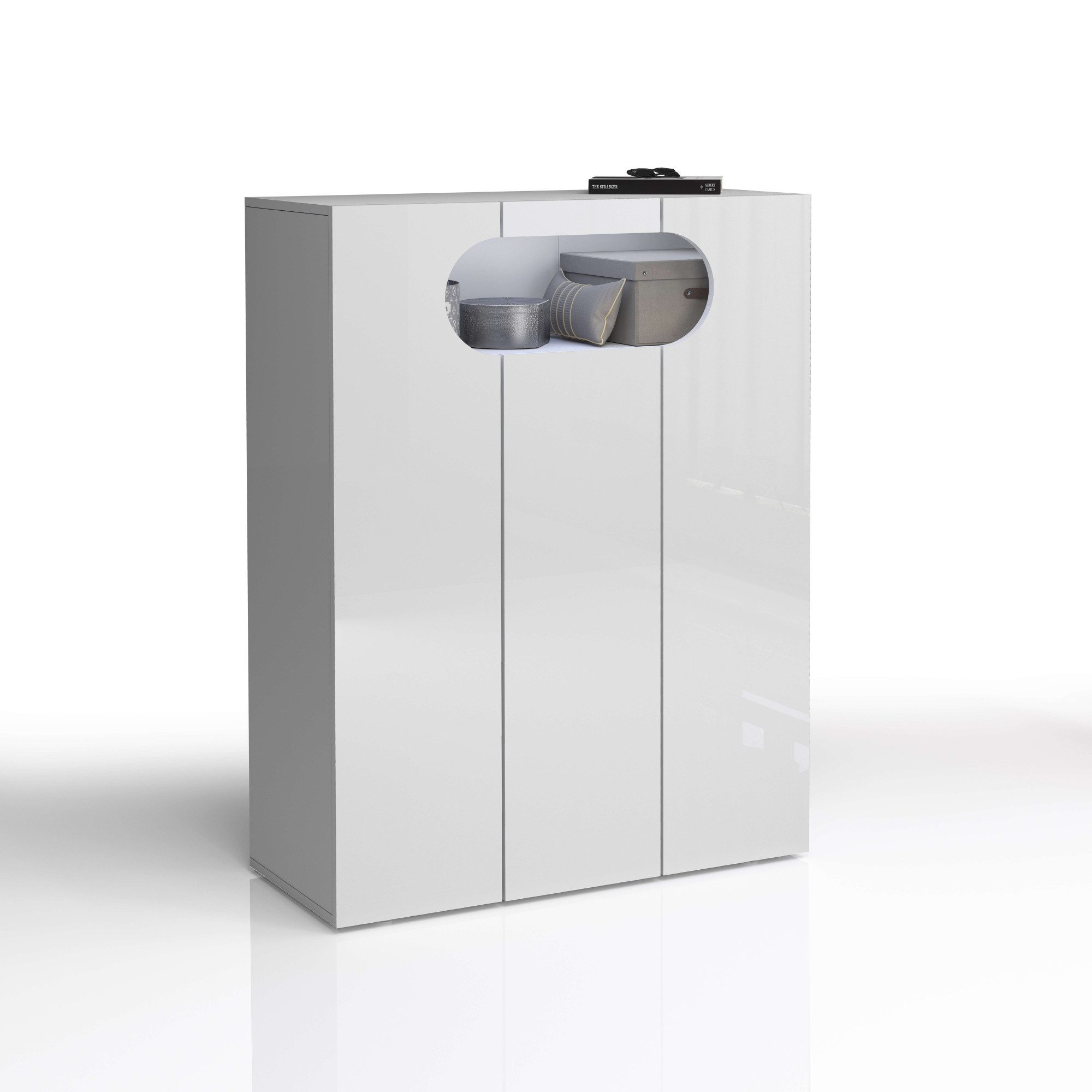 INOSIGN Schoenenkast Real, schoenenkast, schoenencommode, schoenenrek, breedte 90 cm