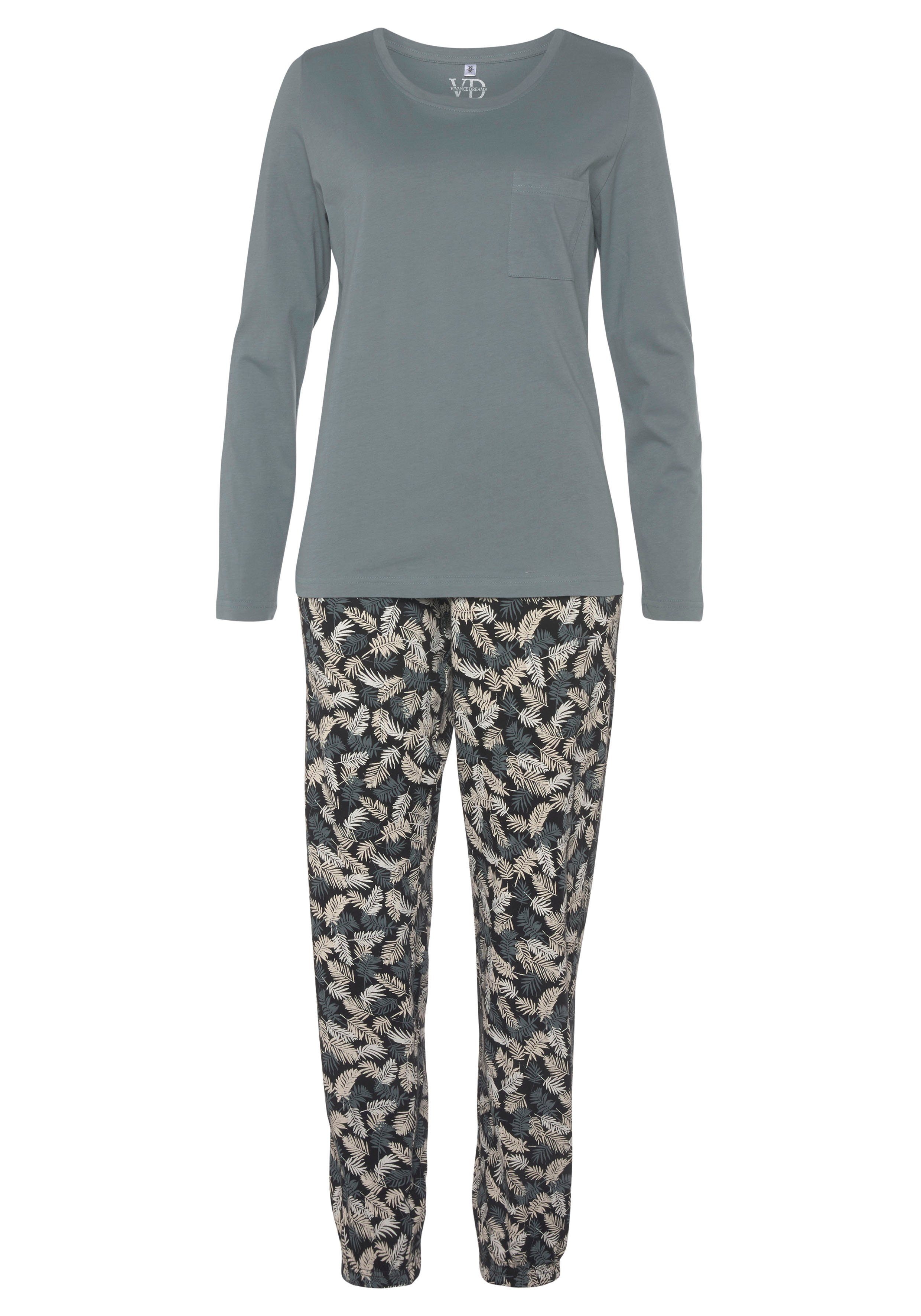 Vivance Dreams Pyjama met mooie natuurprint (2-delig)