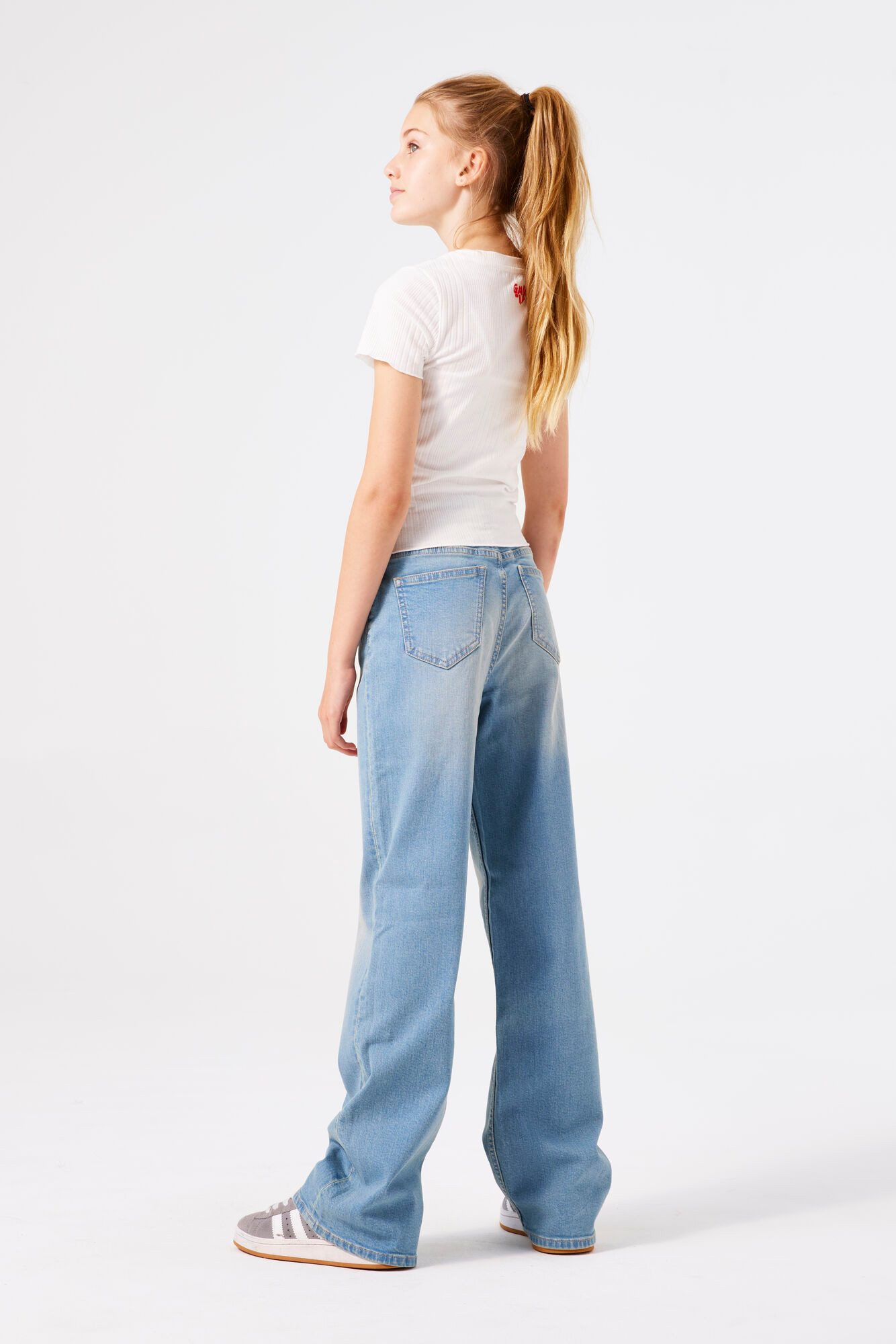 Garcia Straight jeans Ilvy voor meisjes, met wijde pijpen