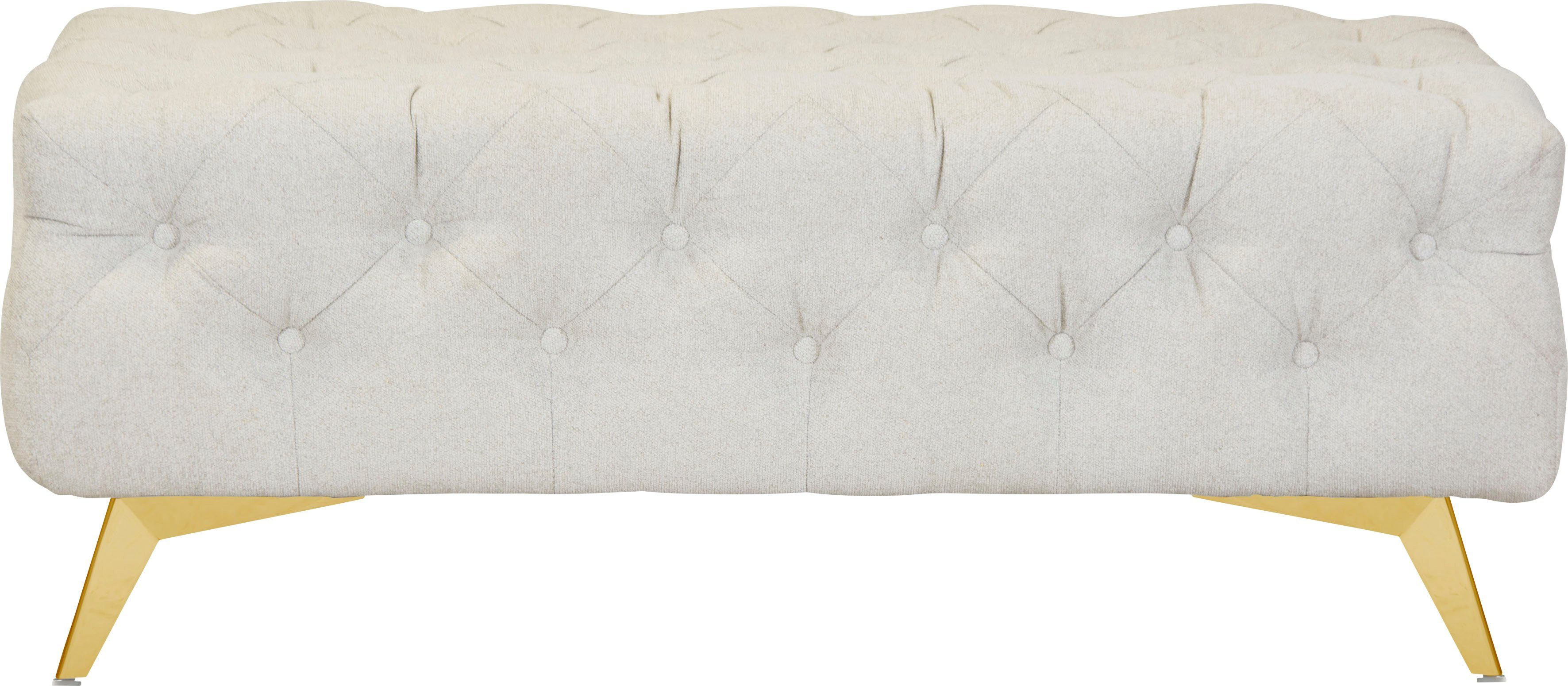 Leonique Hocker Amaury Chesterfield-look, breedte 120 cm, kleur van de poten ter keuze