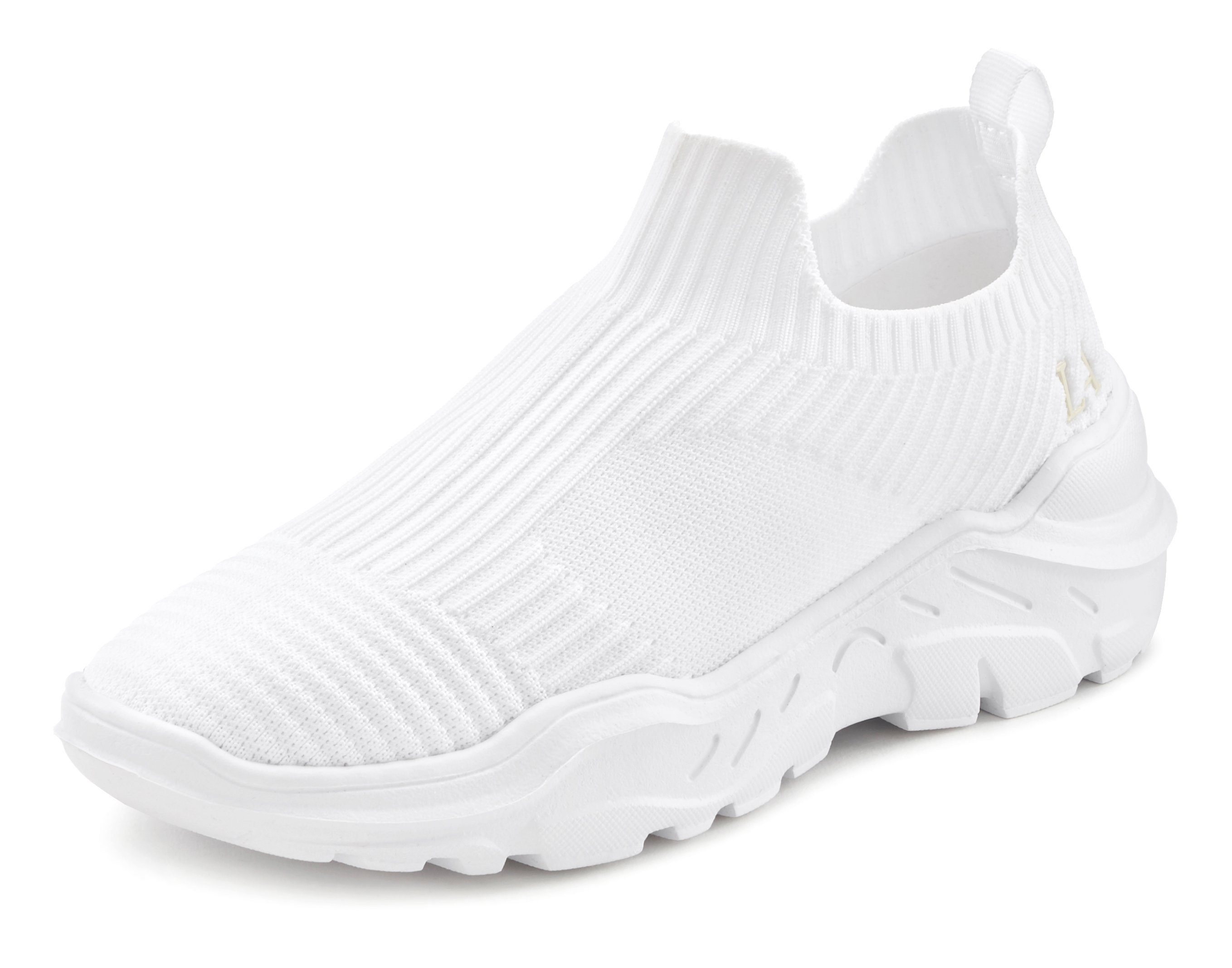 Lascana Sneakers Slip-on sneaker, lage schoen, slipper, vrijetijdsschoen VEGAN