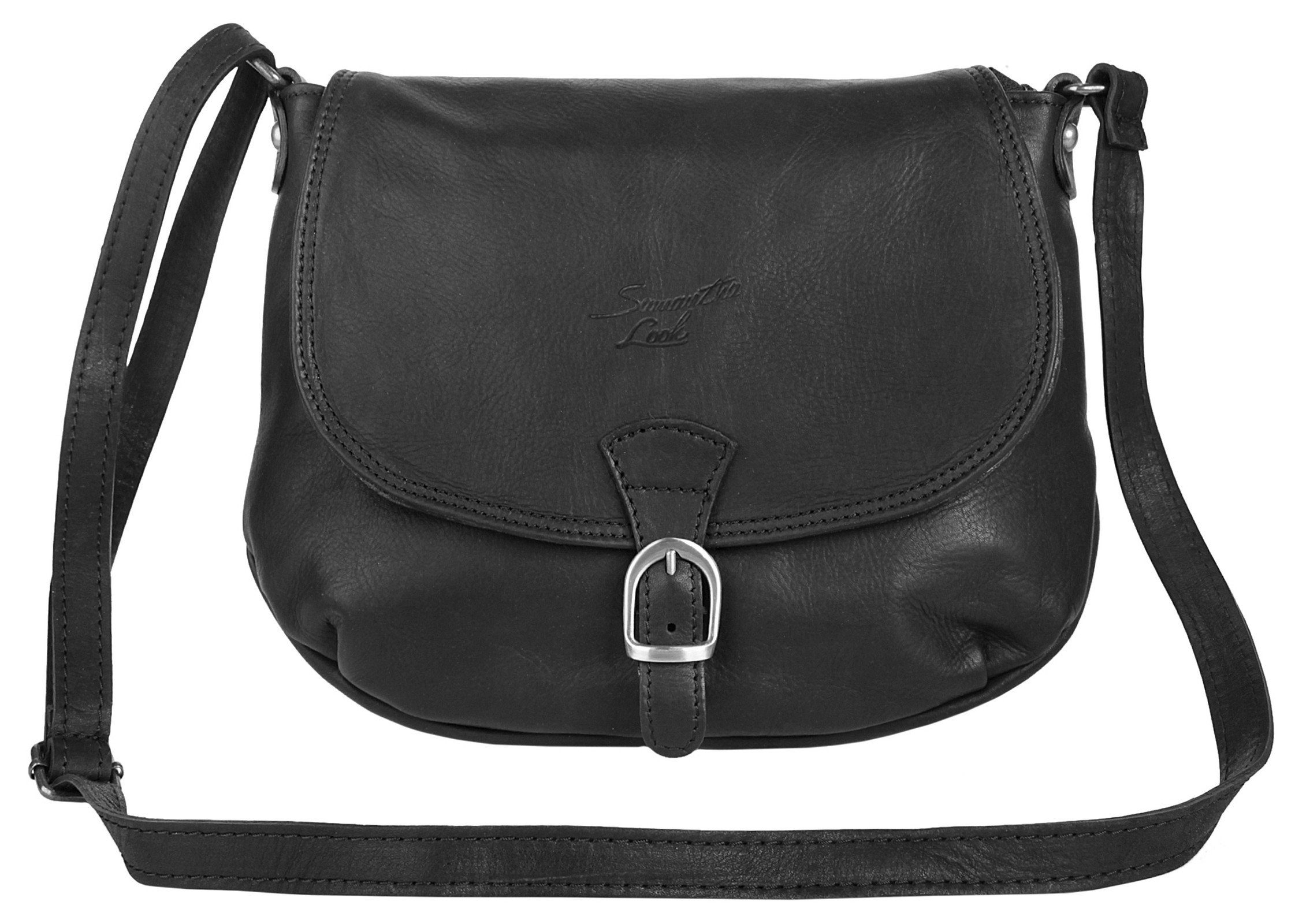 Samantha Look Schoudertas echt leer, made in italy