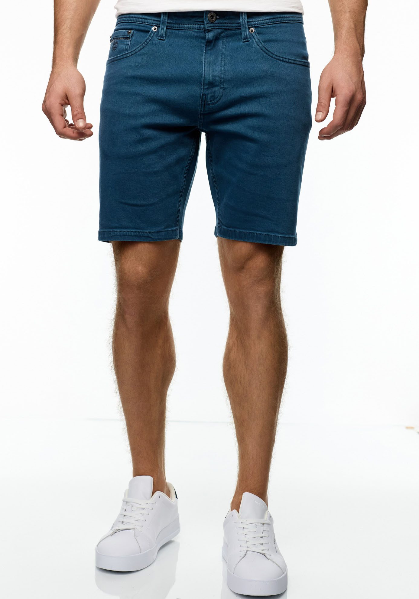 Indicode Chino-short INSymon heren bermuda broeken maat M blauw