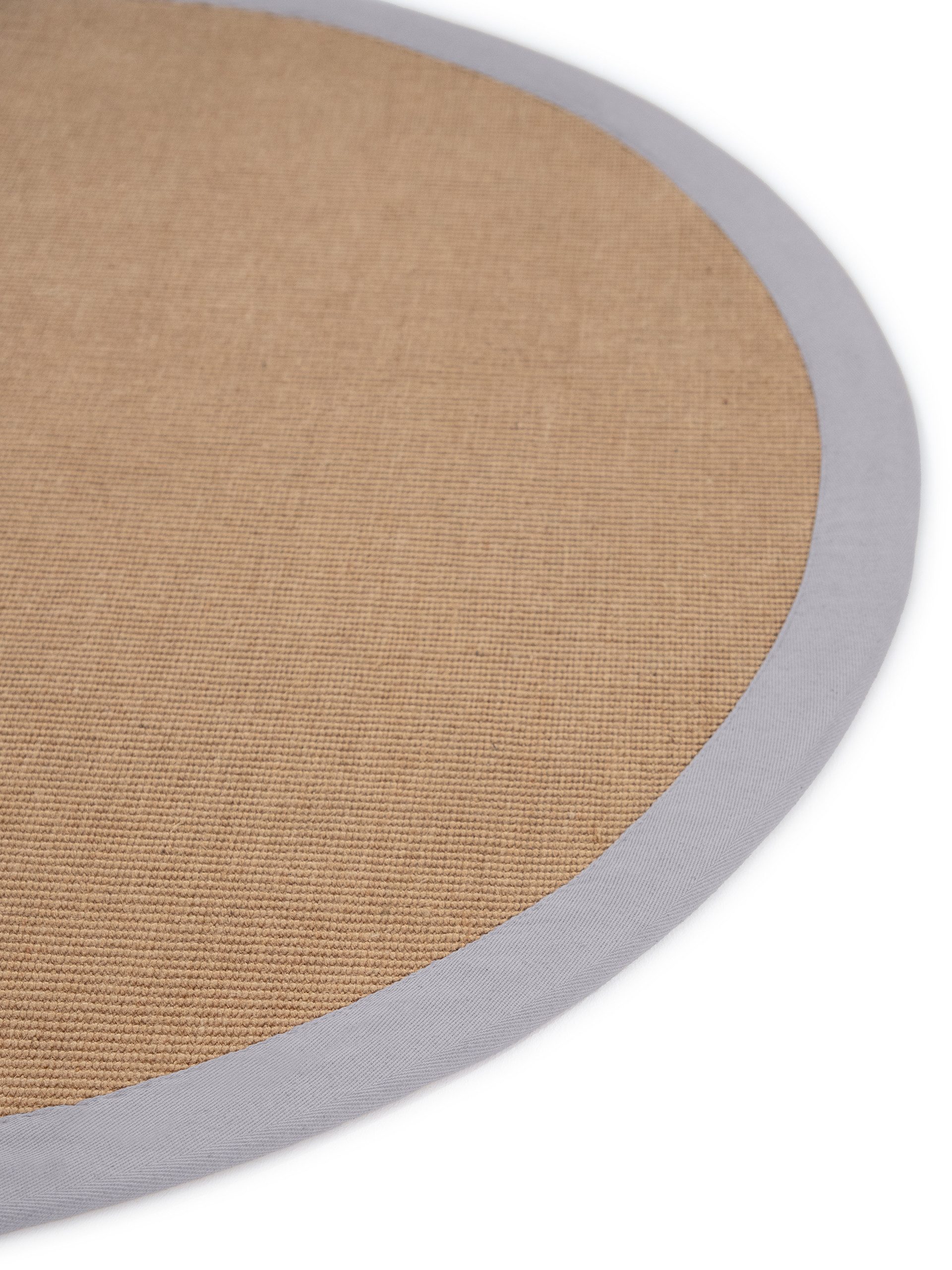 carpetfine Sisalkleed Sisal met gekleurd randdessin, antislip achterzijde