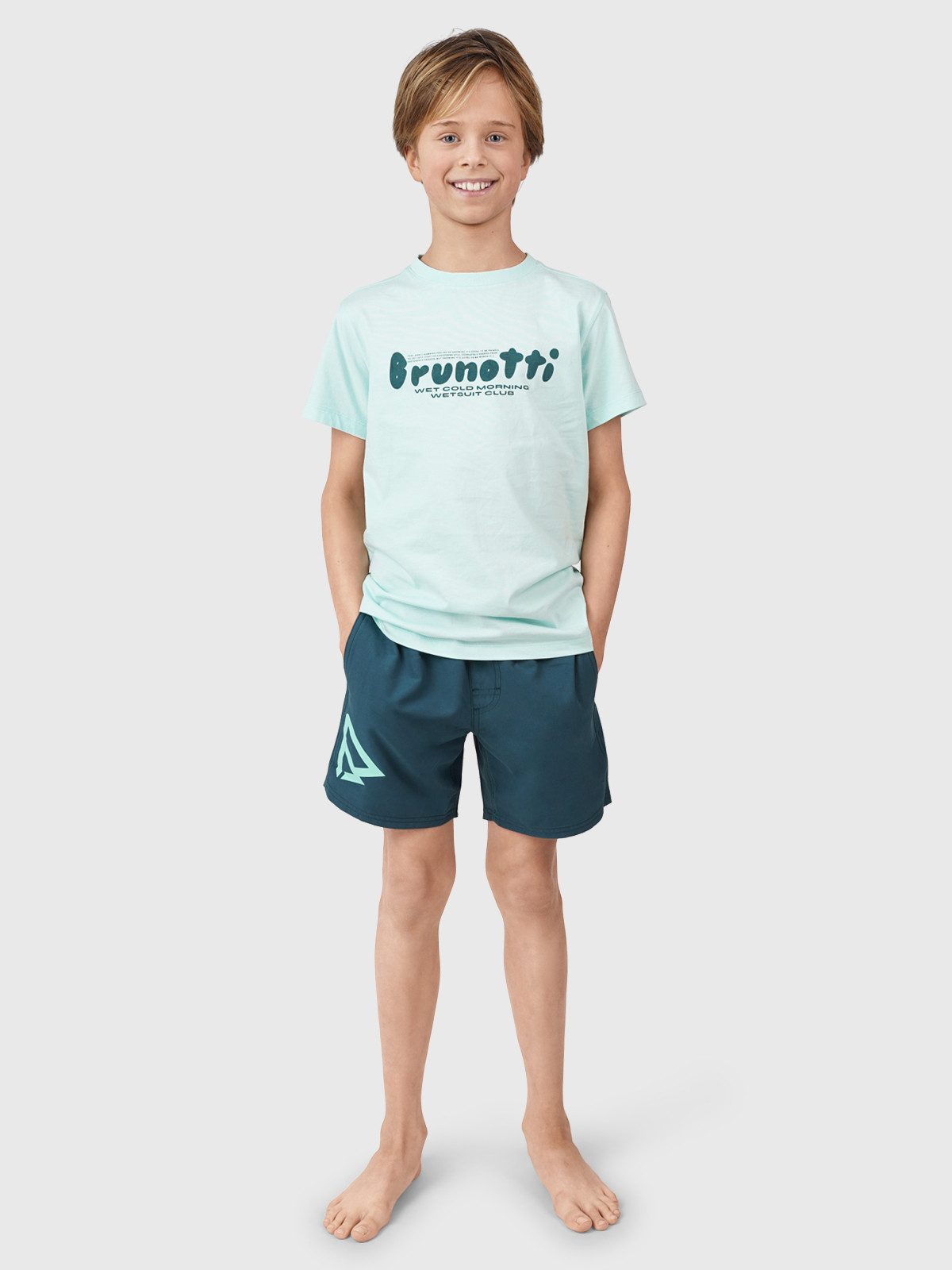 Brunotti Strandshort met steekzakken opzij