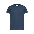 stedman shirt met ronde hals essential kids organic in een klassiek design van biokatoen blauw