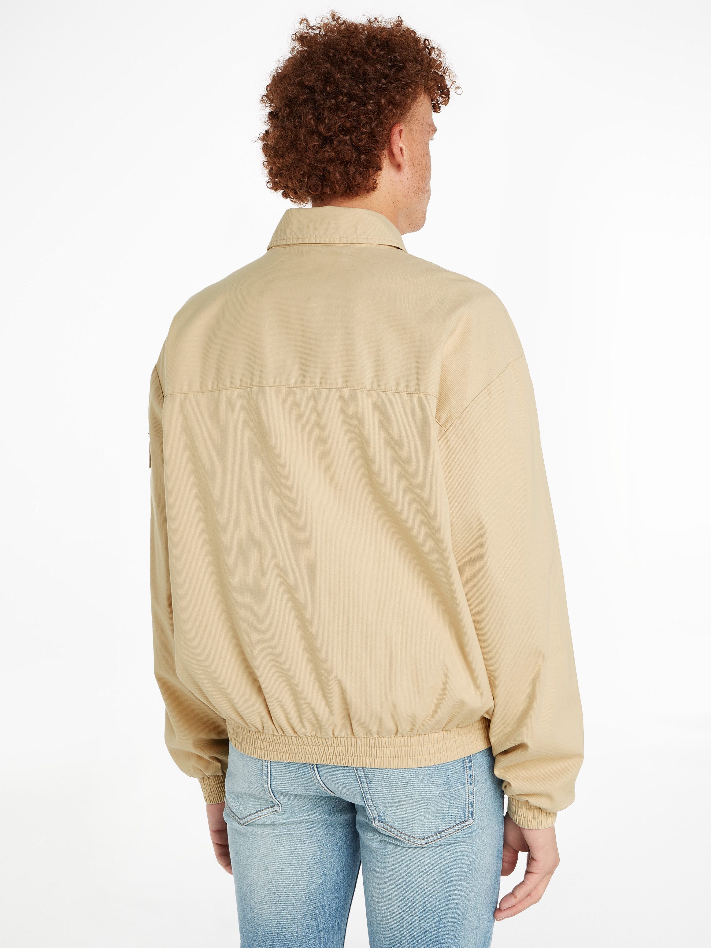Calvin Klein Jack in collegestijl LINEAR TEXTURE HARRINGTON