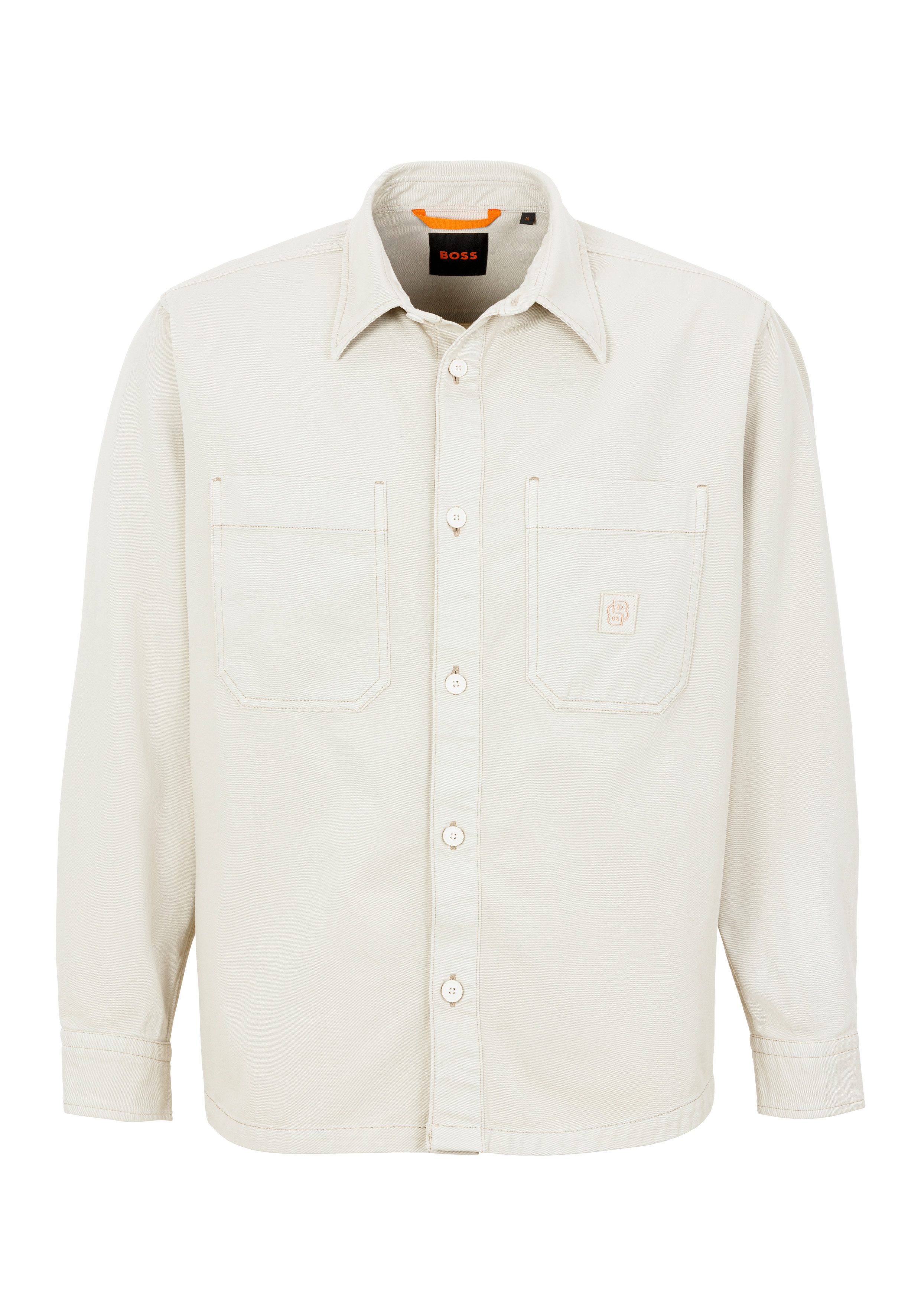 Boss Orange Overhemdjasje Lerato_M met logodetails