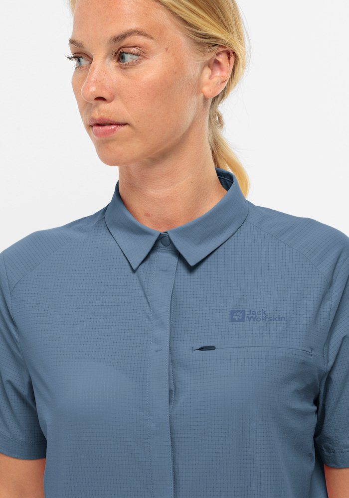 Jack Wolfskin Blouse met korte mouwen VANDRA S/S SHIRT W