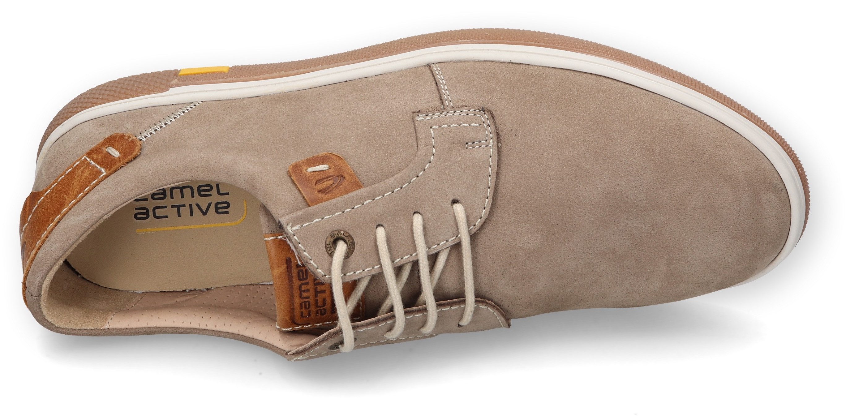 camel active Veterschoenen , hybrid sneaker, business-schoen, sneaker met leren voering