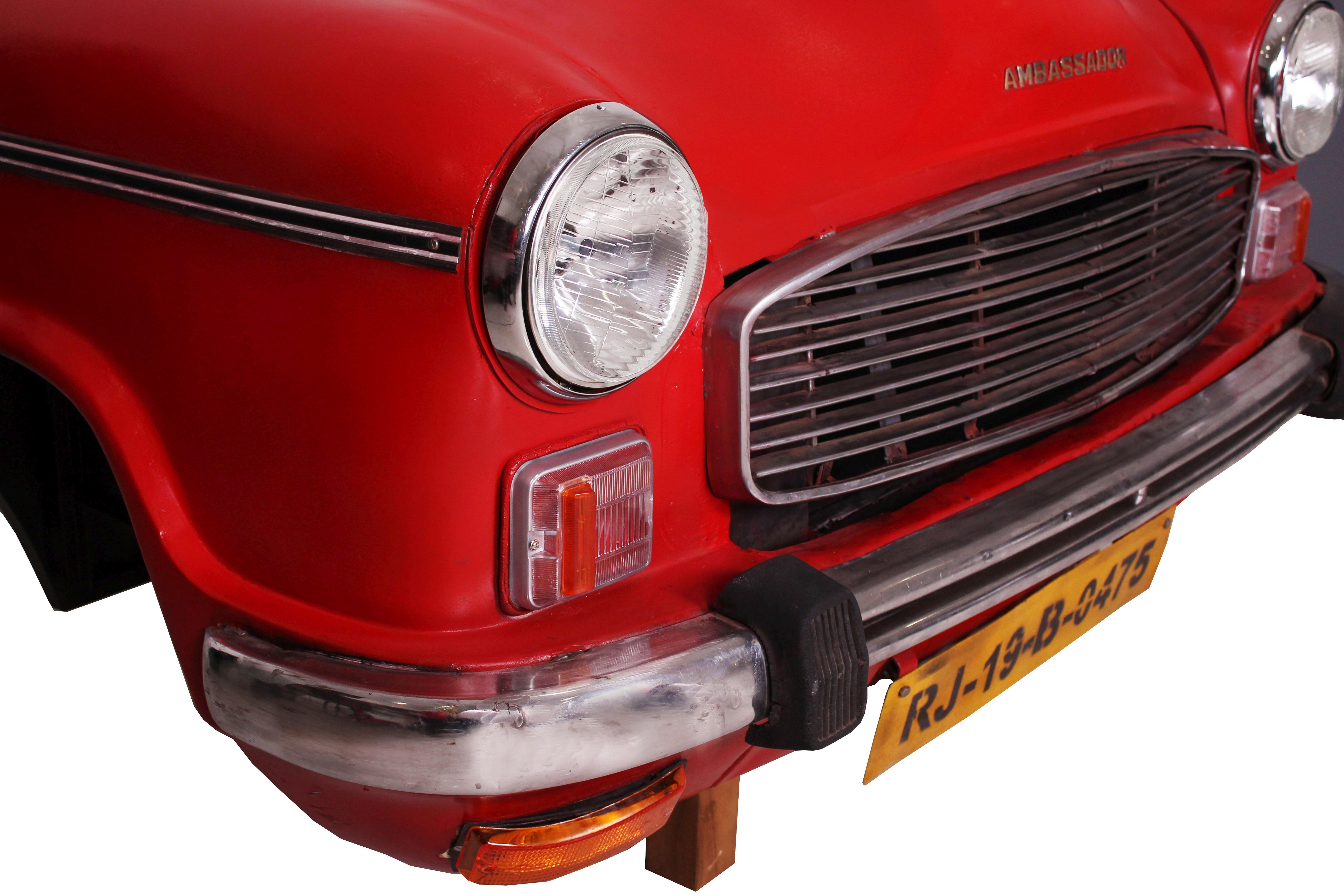 SIT Meubelpaneel Gerecycleerde auto-voorkant, binnen met een roestvrijstalen gasgrill (2 stuks)