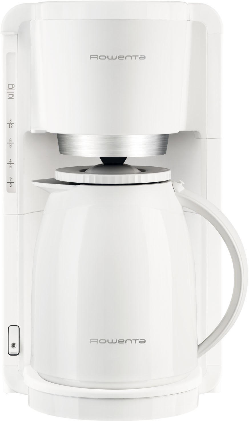 Rowenta Filterkoffieapparaat CT3818 Adagio milano, 1,25 l, Edelstalen thermoskan, 10-15 kopjes, 1,25 liter, automatische uitschakeling