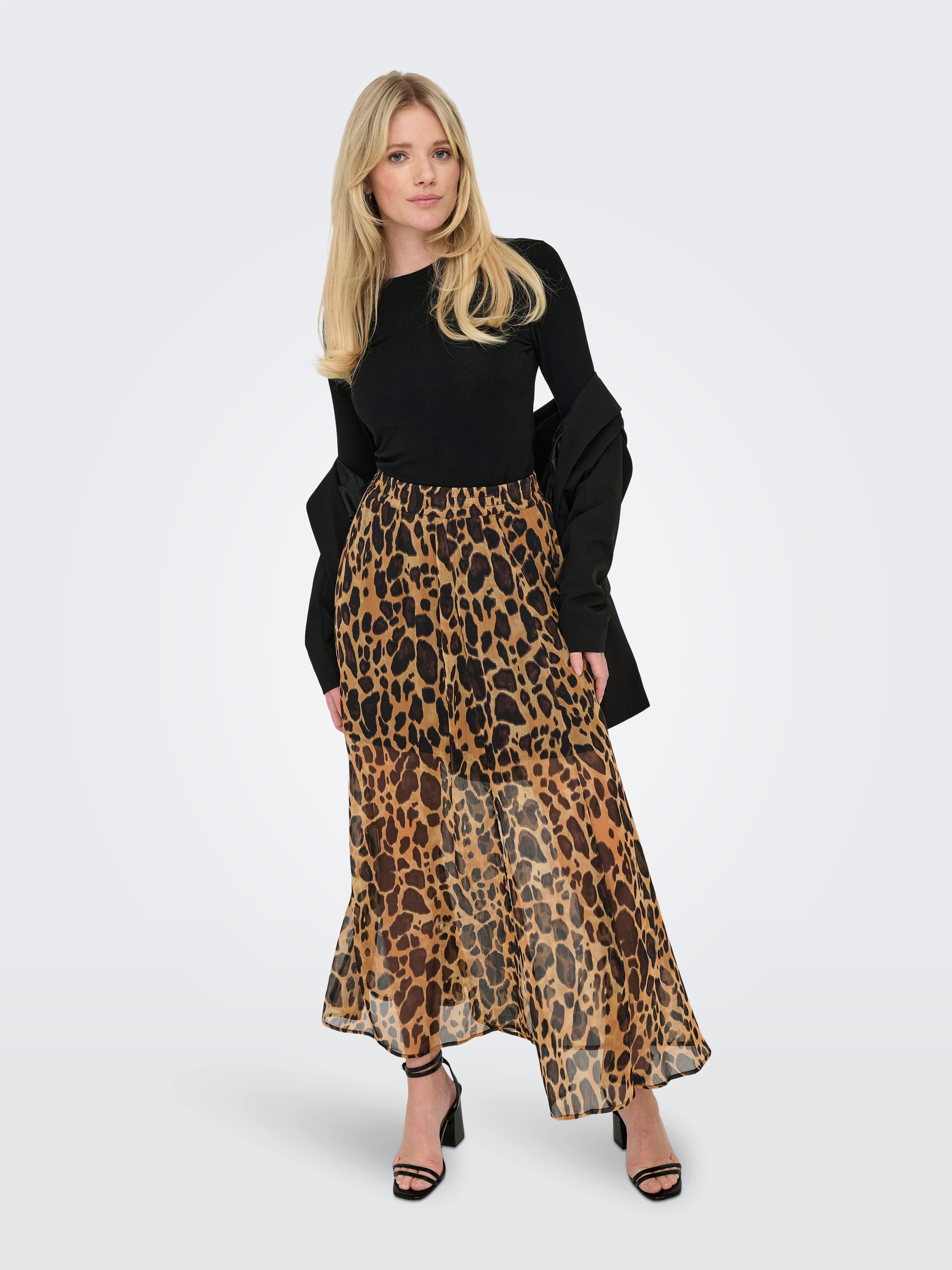 Only Plooirok ONLASTA LIFE SLIT ANKEL SKIRT PTM