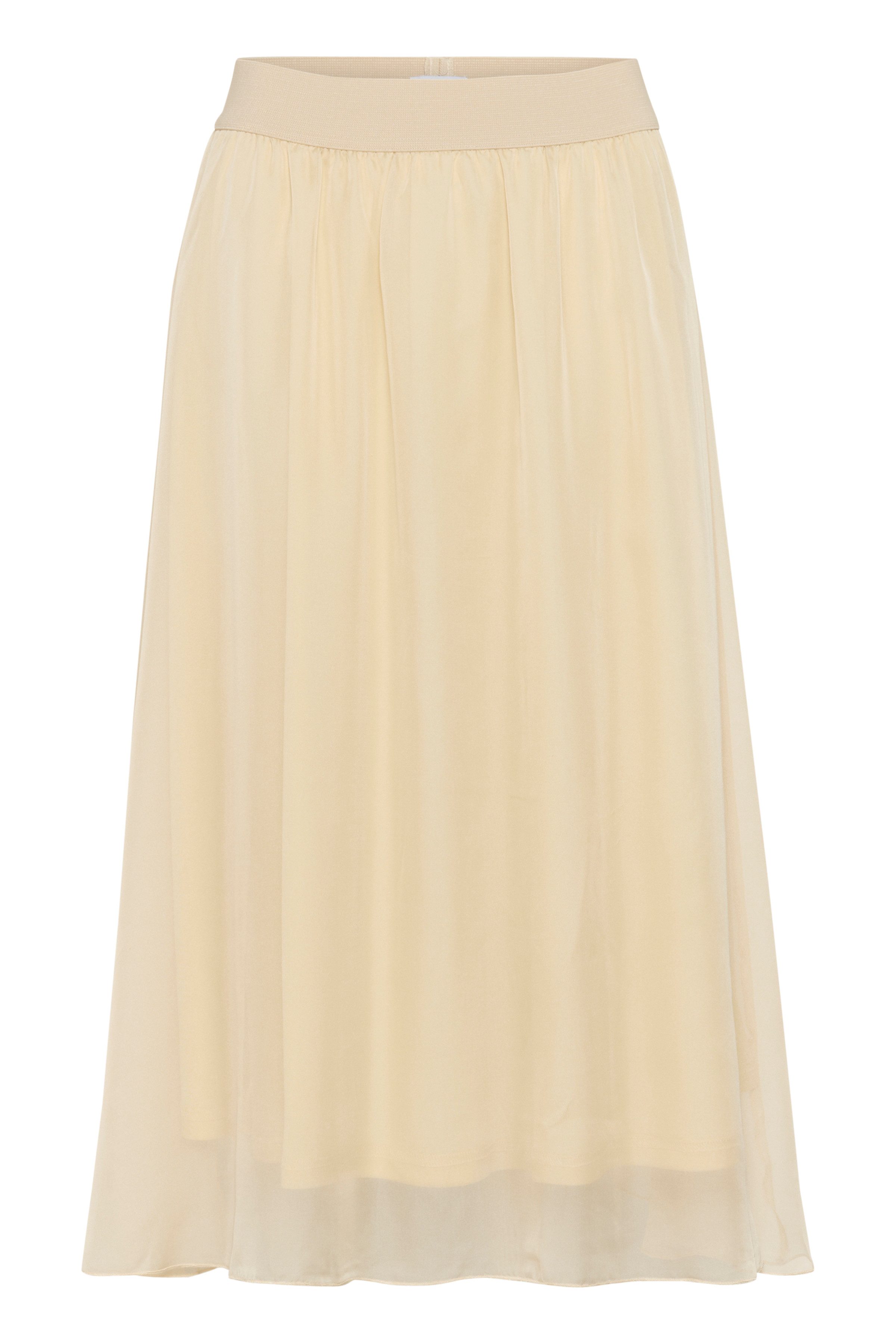 Saint Tropez Midirok CoralSZ Skirt gemaakt van chiffon