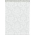 gardinia rolgordijn met zijbediening ornament in vaste maat (1 stuk) wit