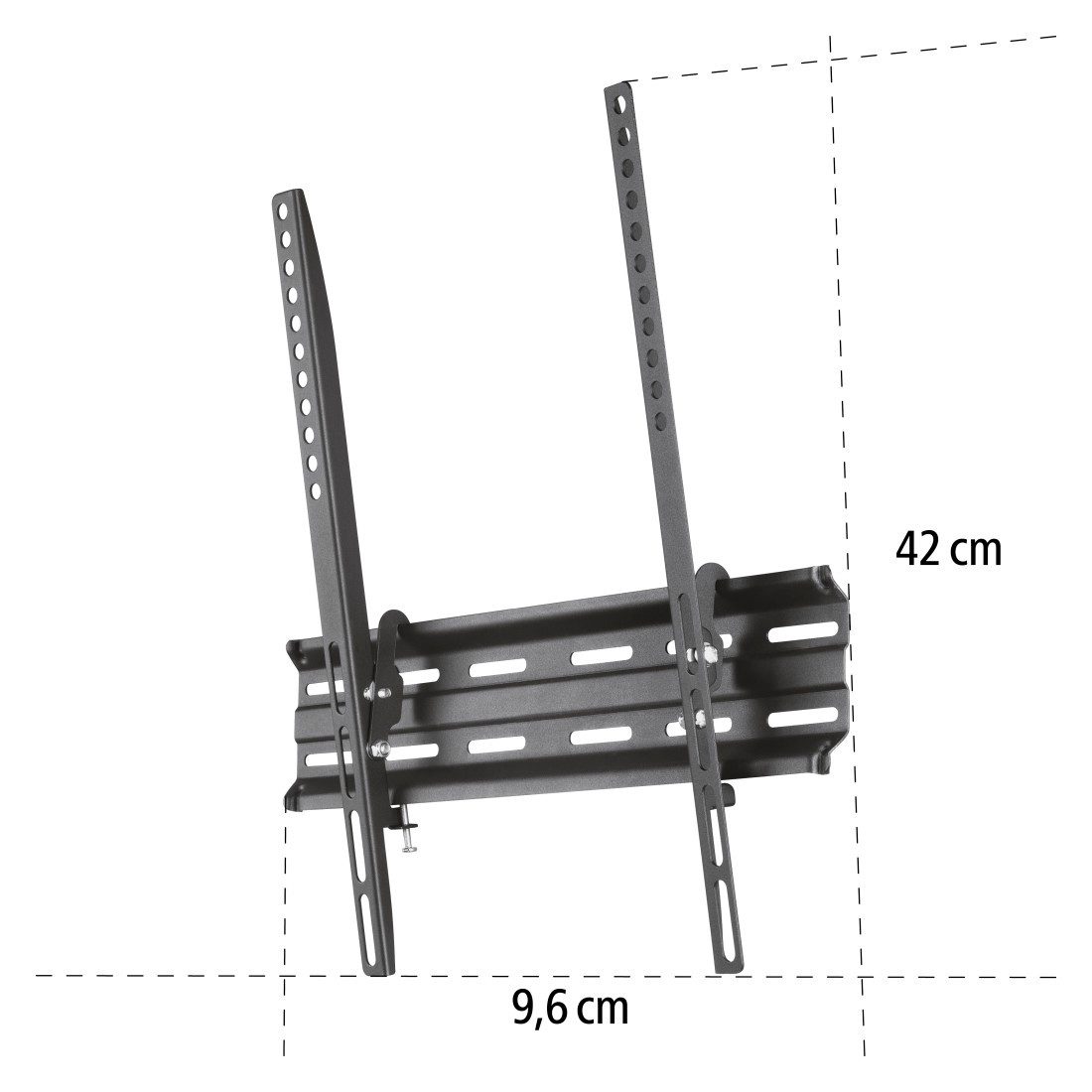 Hama Tv-wandhouder Wandbeugel (kantelbaar, VESA 400x400, 32"- 65")