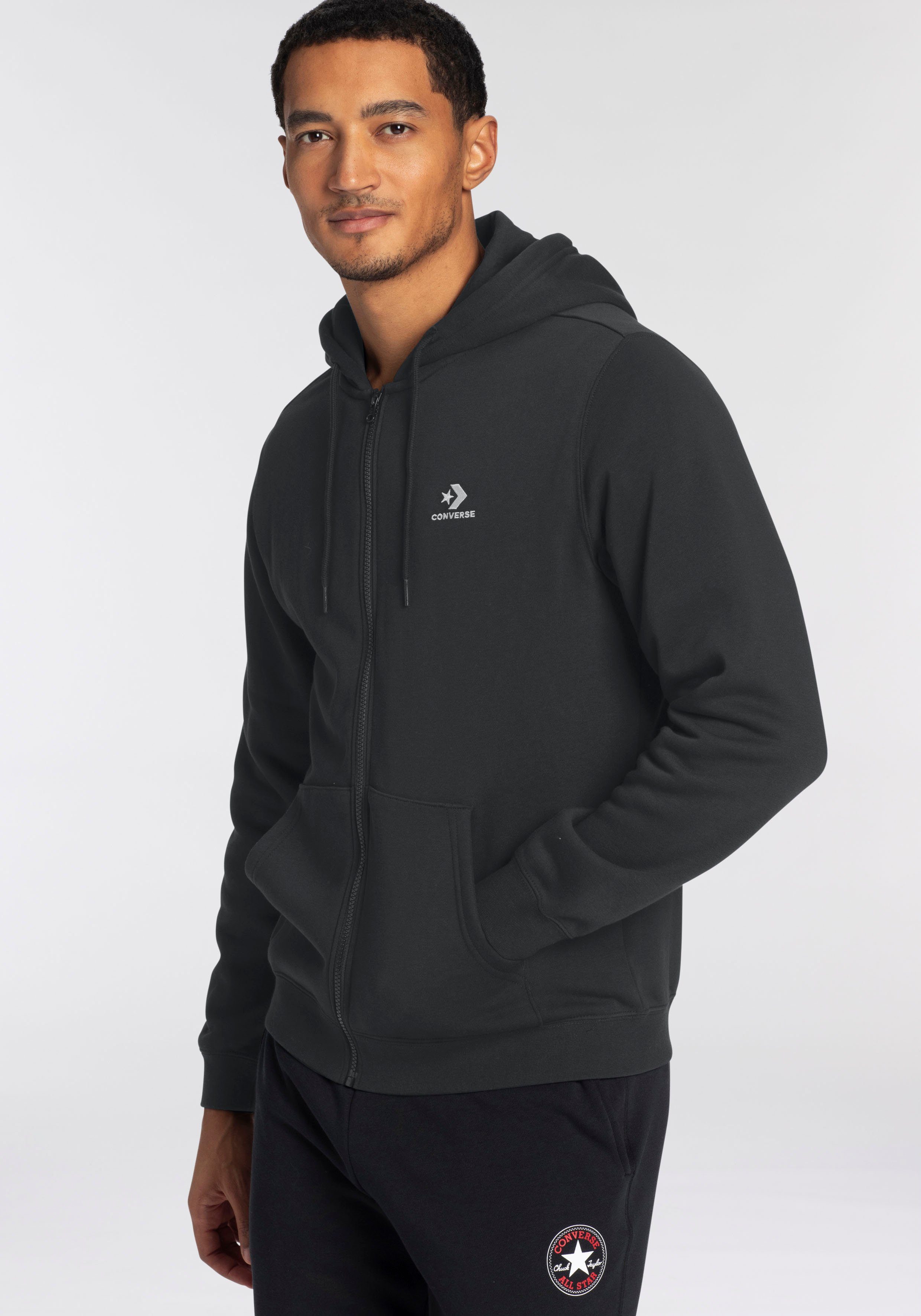 Converse Capuchonsweatvest GO-TO EMBROIDERED STAR CHEVRON BRUSHED BACK FLEECE ZIP HOODIE (1-delig)