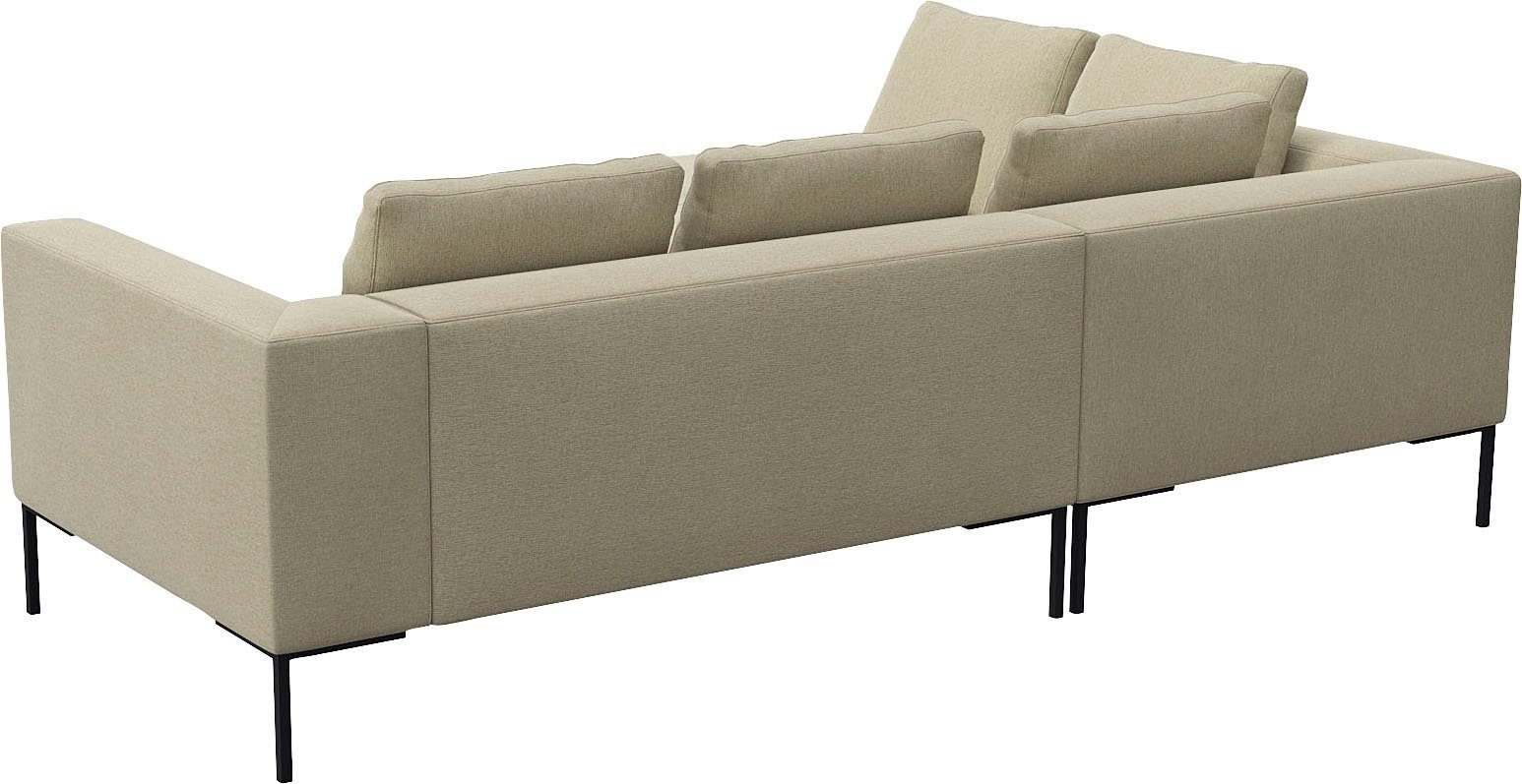 FLEXLUX Hoekbank Loano, super comfortabel zitcomfort door koudschuim in de zitting, L-vorm