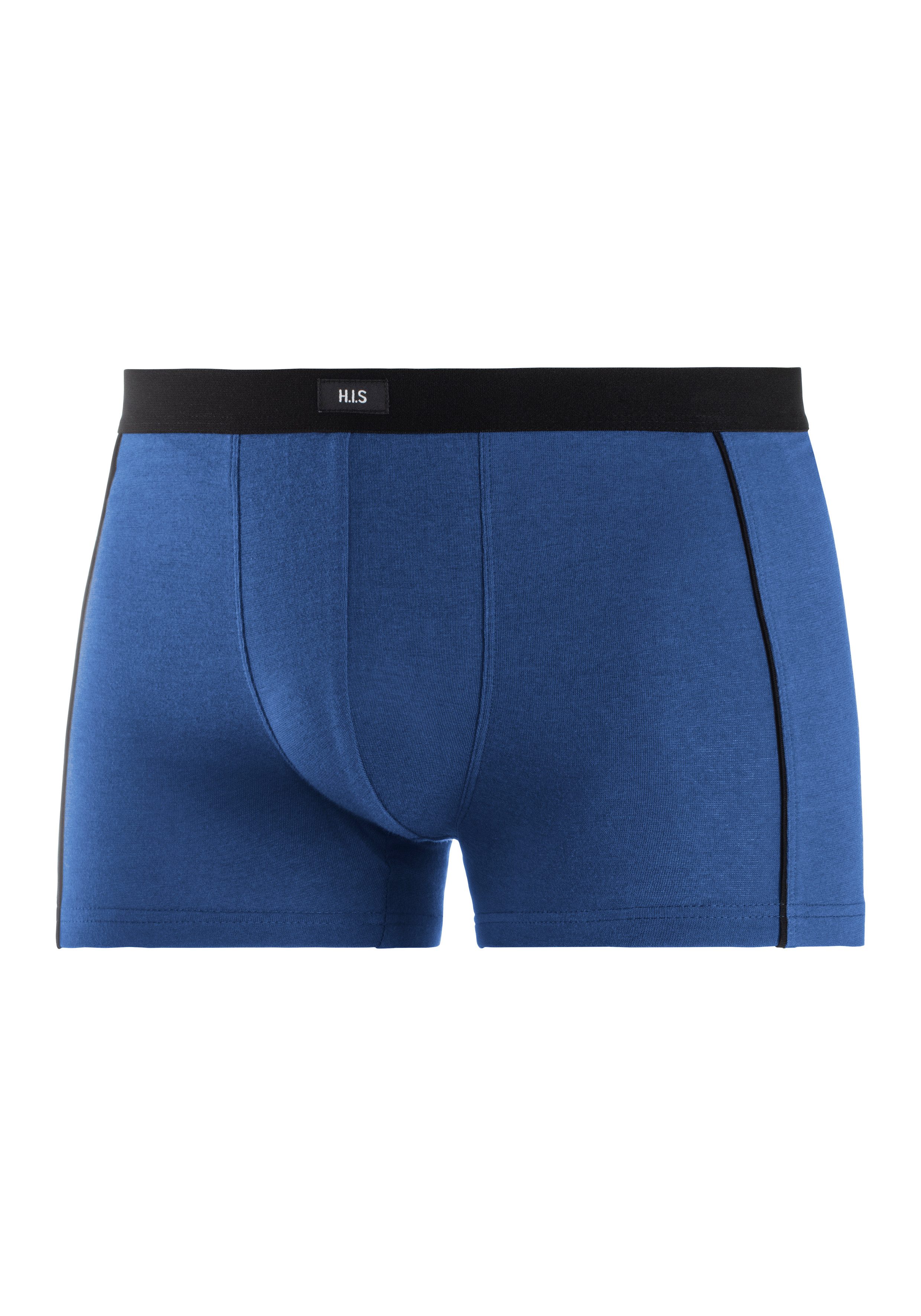 H.I.S Boxershort voor heren met smalle piping aan beide kanten opzij (set 3 stuks)