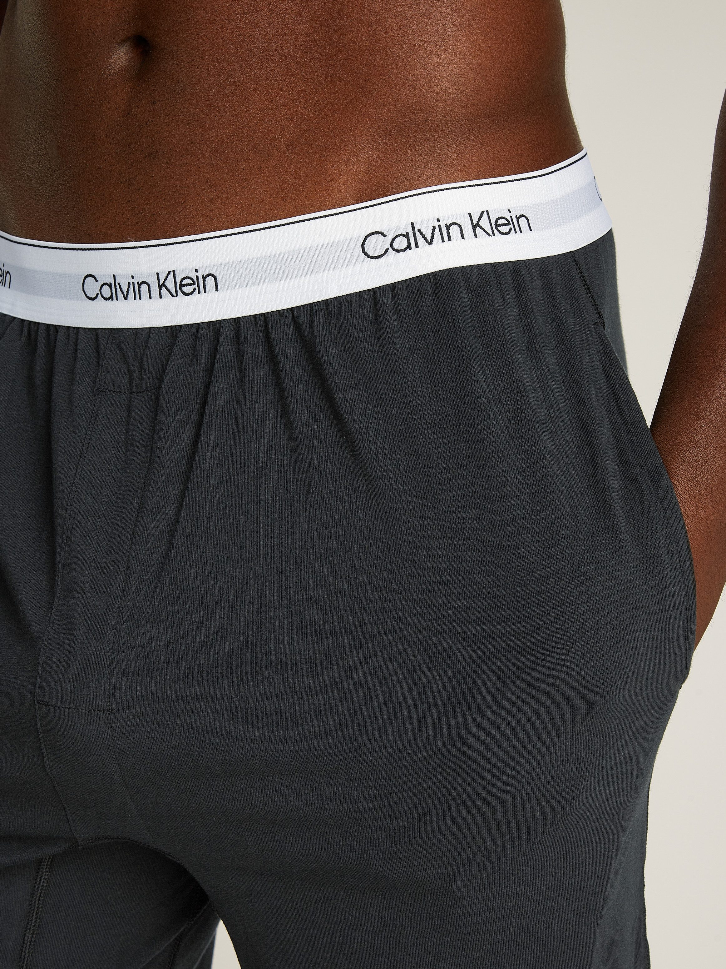 Calvin Klein Pyjamashort SLEEP SHORT met logoband