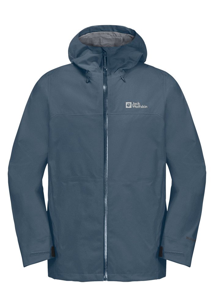Jack Wolfskin Highest Peak 3L Jacket Men Regenjack Heren 2XL nature blue nature blue