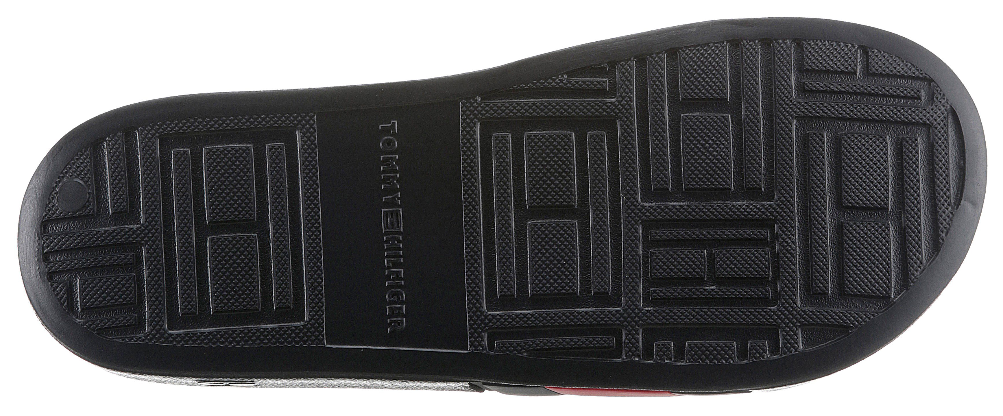 Tommy Hilfiger Badslippers RUBBER TH FLAG POOL SLIDE , zomerschoen, badschoen, slipper, voor bad en strand