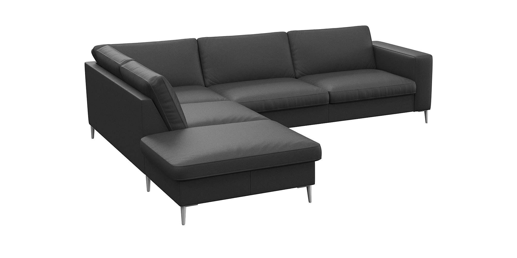 FLEXLUX Hoekbank Fiore, super zitcomfort door koudschuim in de zitting, L-vorm