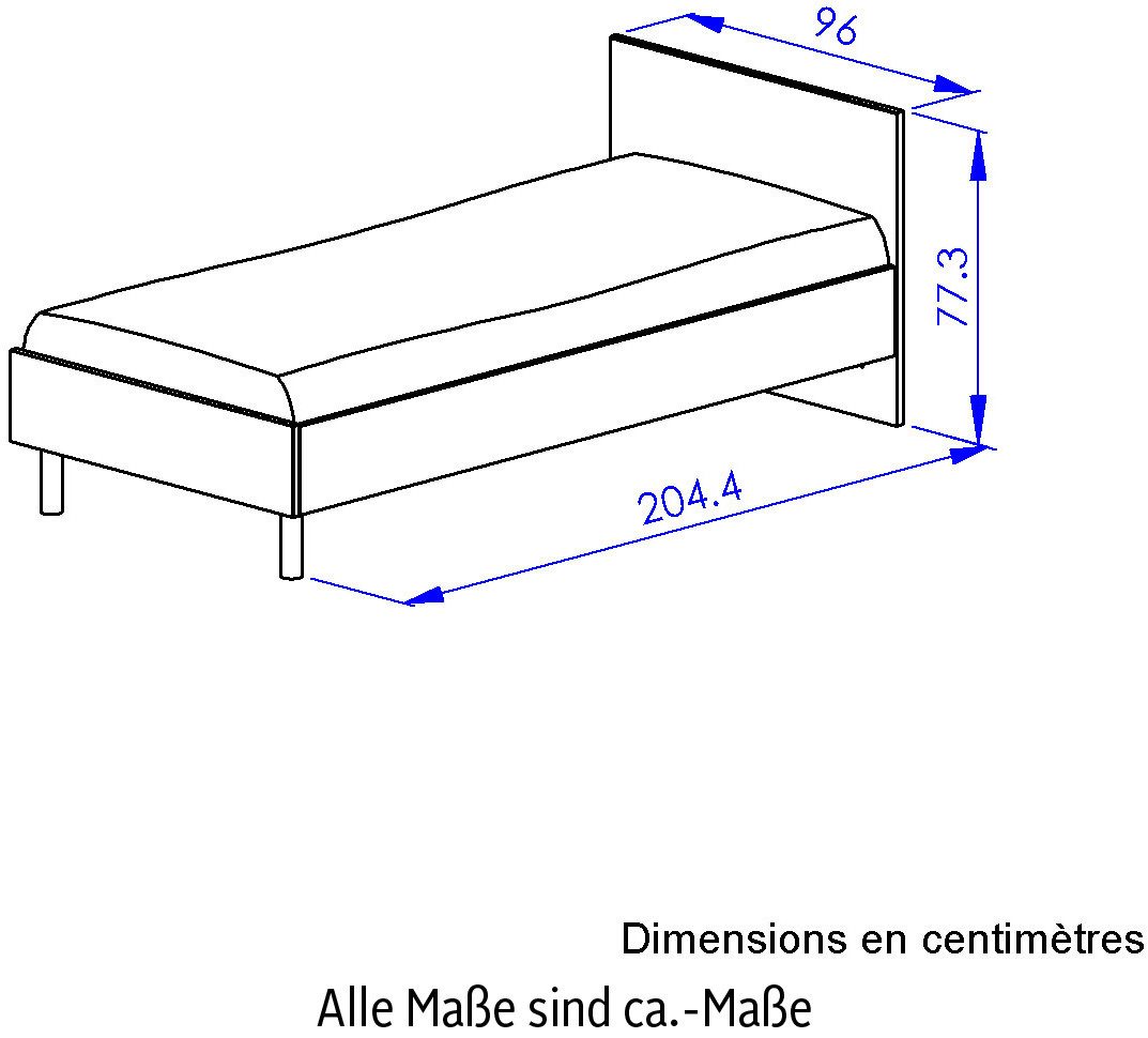 Gami Kinderledikant RITMO Een modern bed dat zich aan elk interieur aanpast